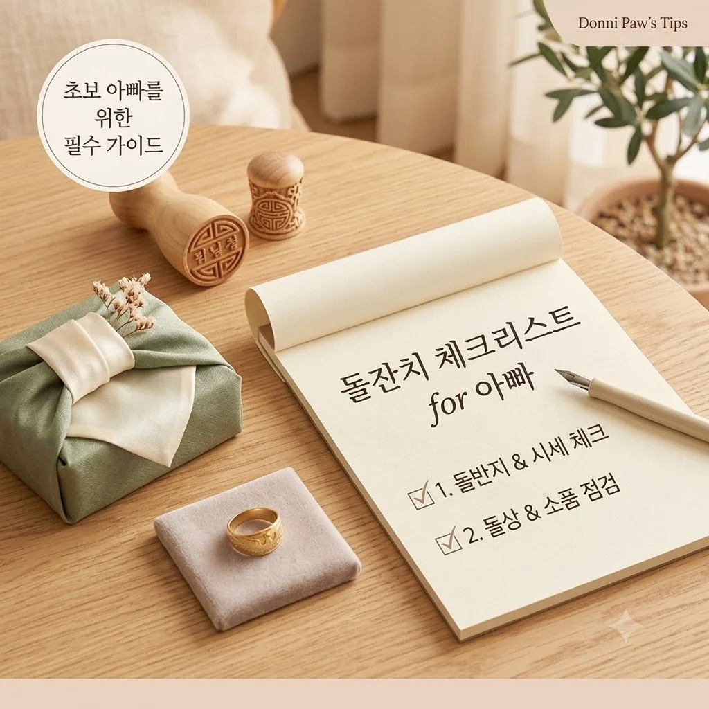 돌반지 시세부터 돌잔치답례품까지! 초보 아빠를 위한 돌잔치 체크리스트