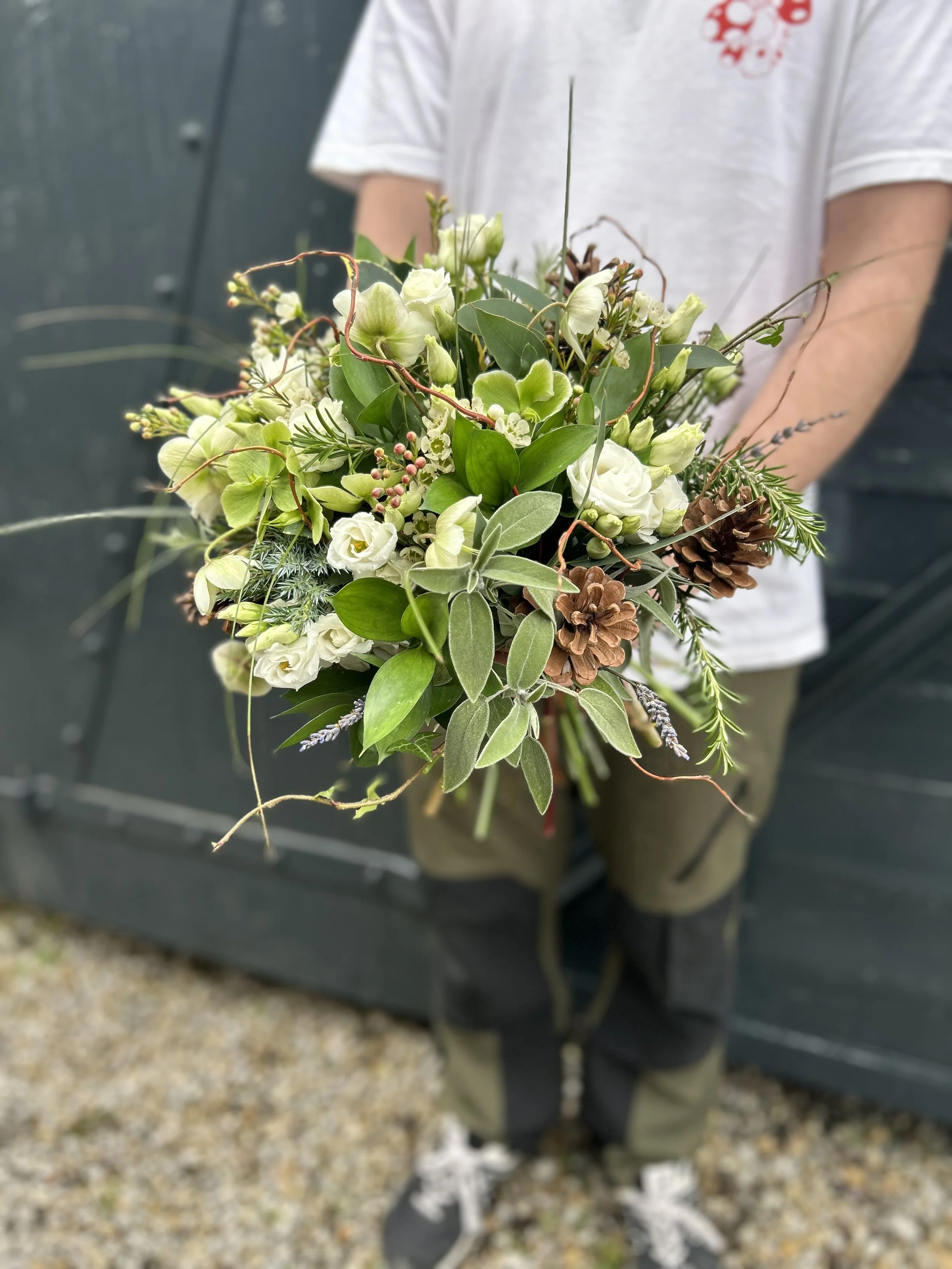 wild theme wedding bouquet. made by Annie's Flower Shed.