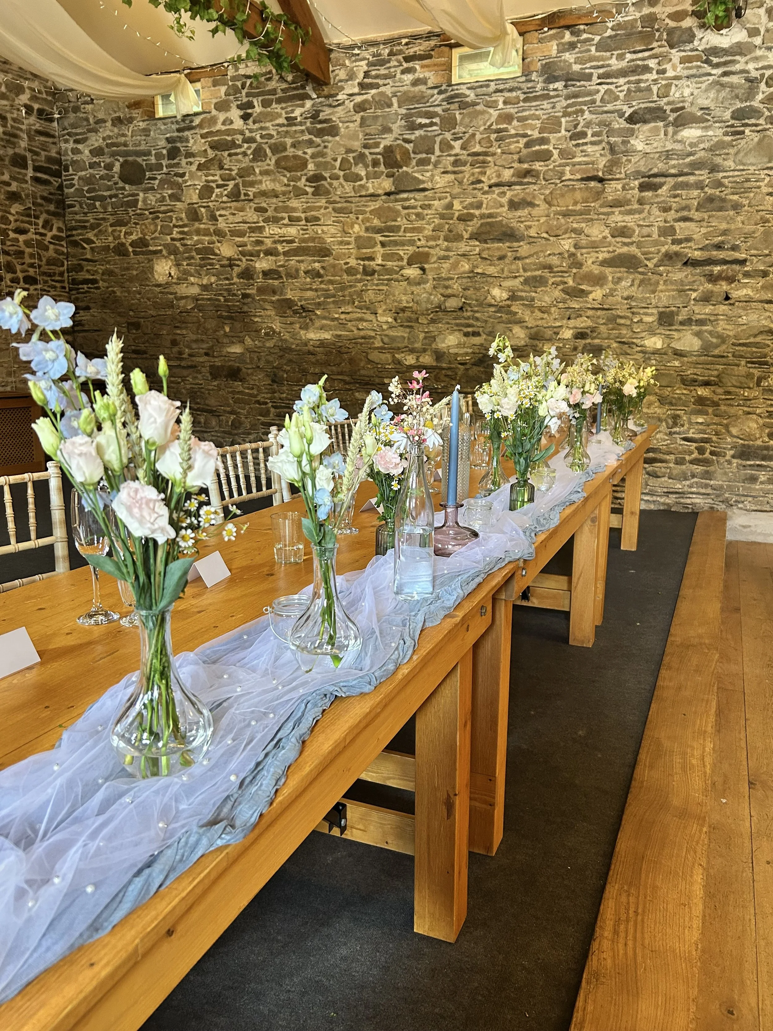 bud vases for wedding