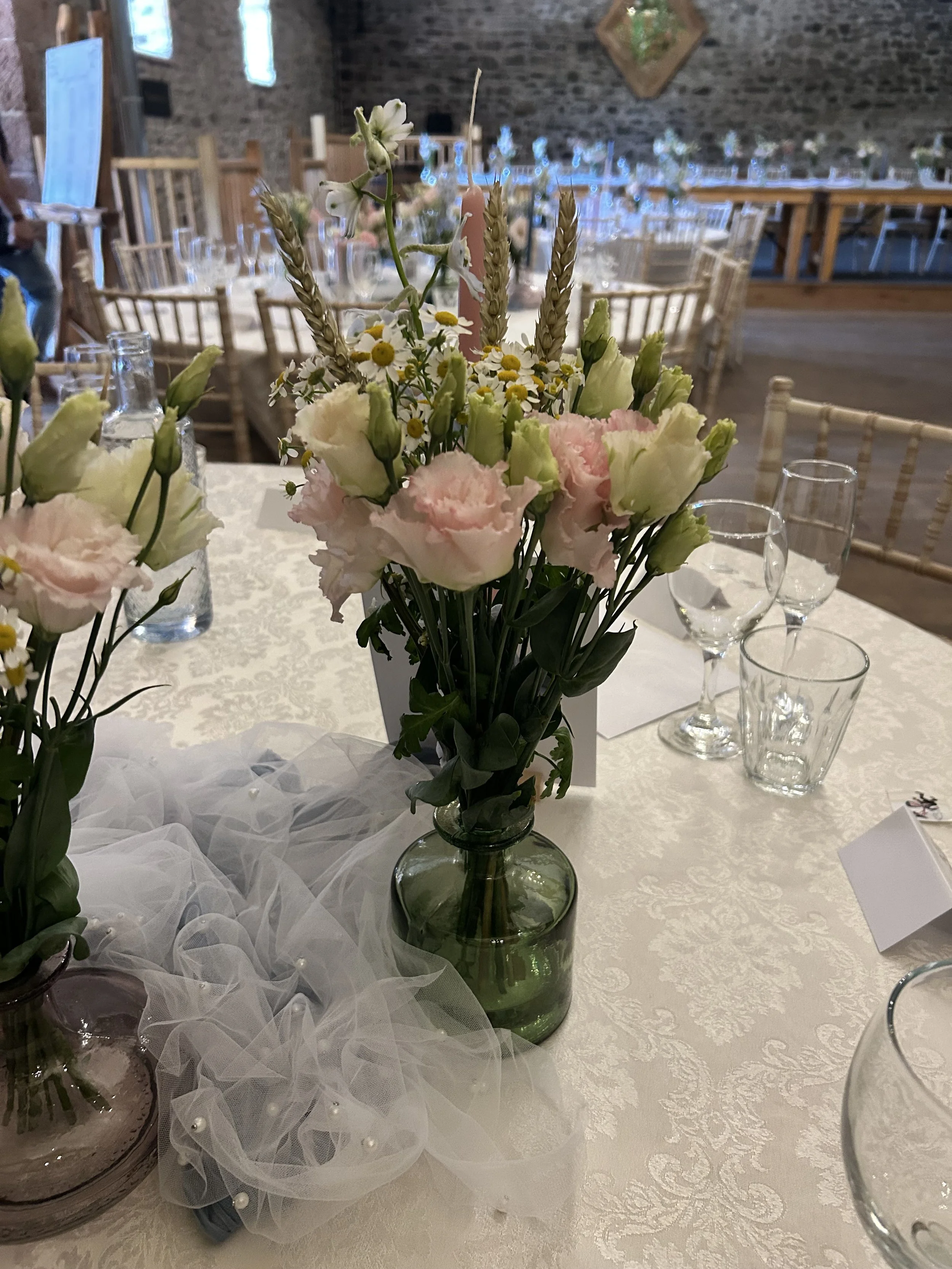 bud vases for wedding