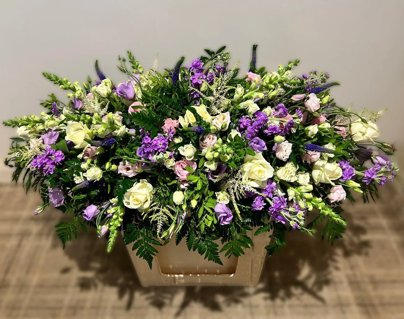 A large casket spray