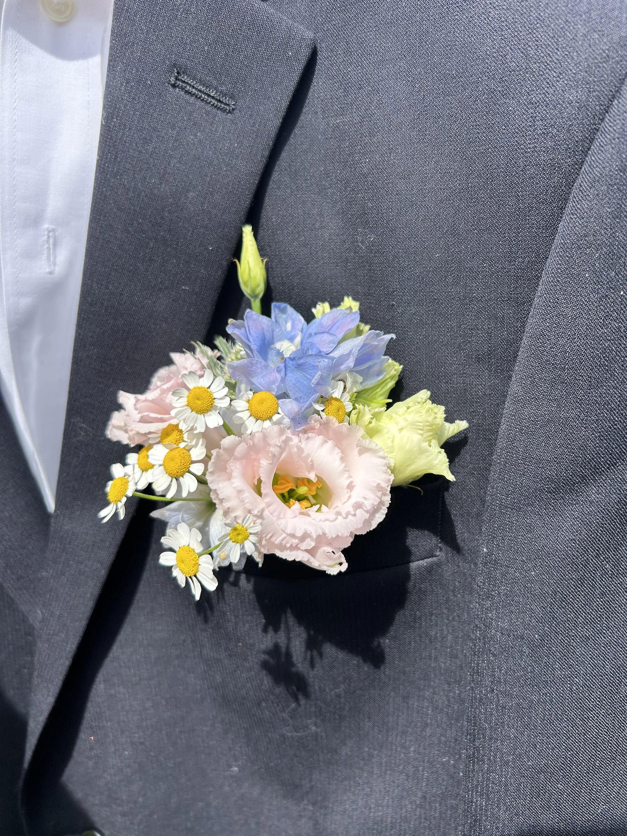 A boutonnière arrangement.
