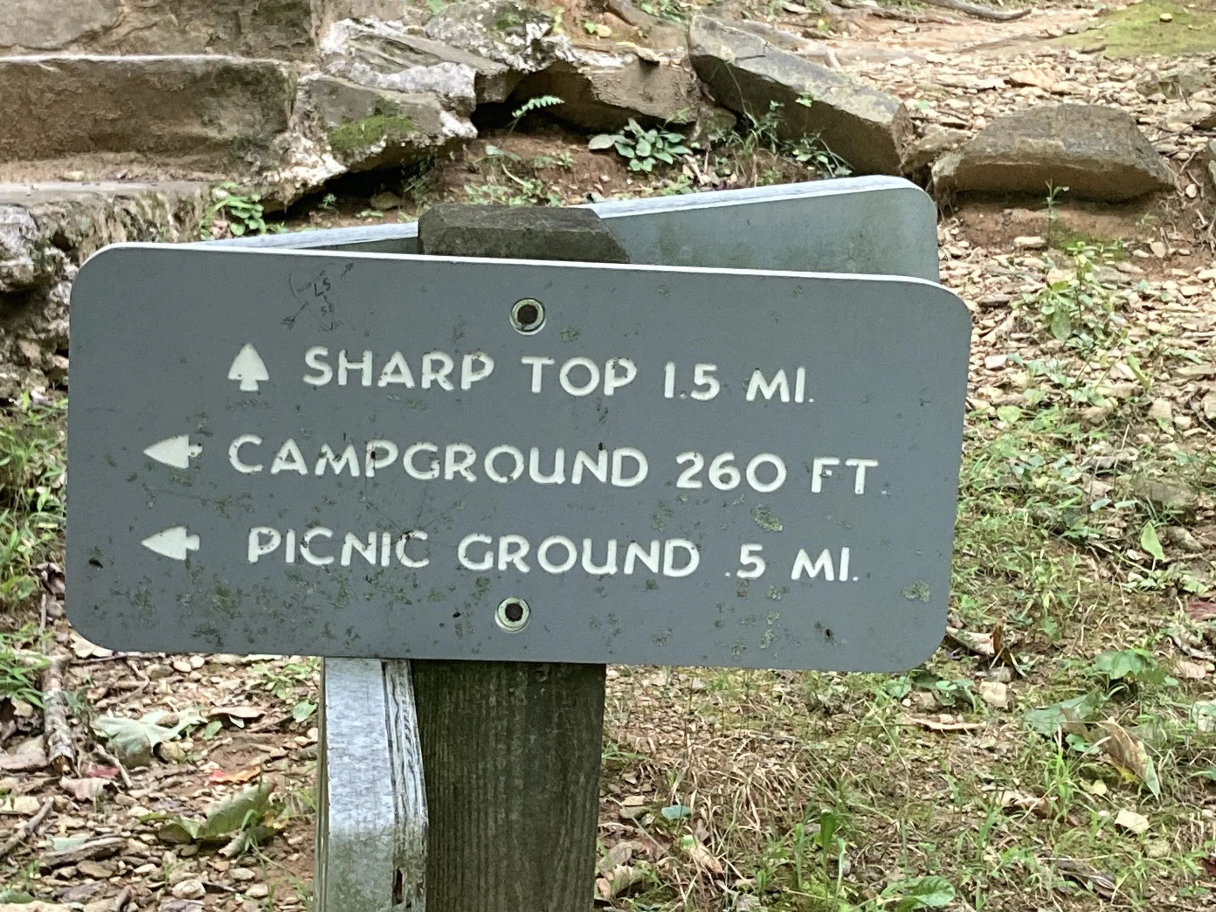 Sharp Top Mountain Trail Head
