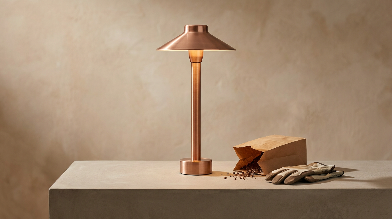 Copper Path Light
