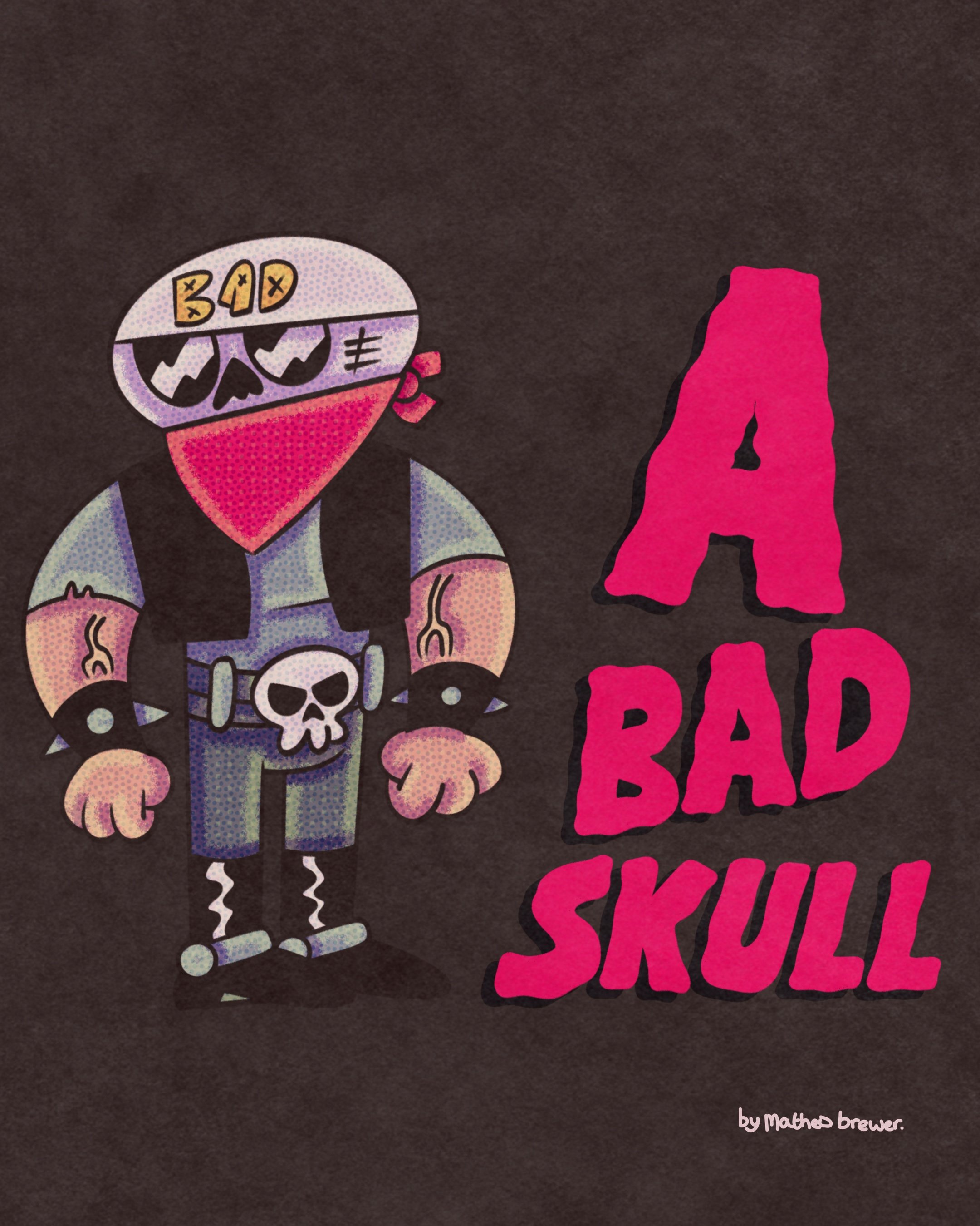 A Bad Skull from Stinktober 2025