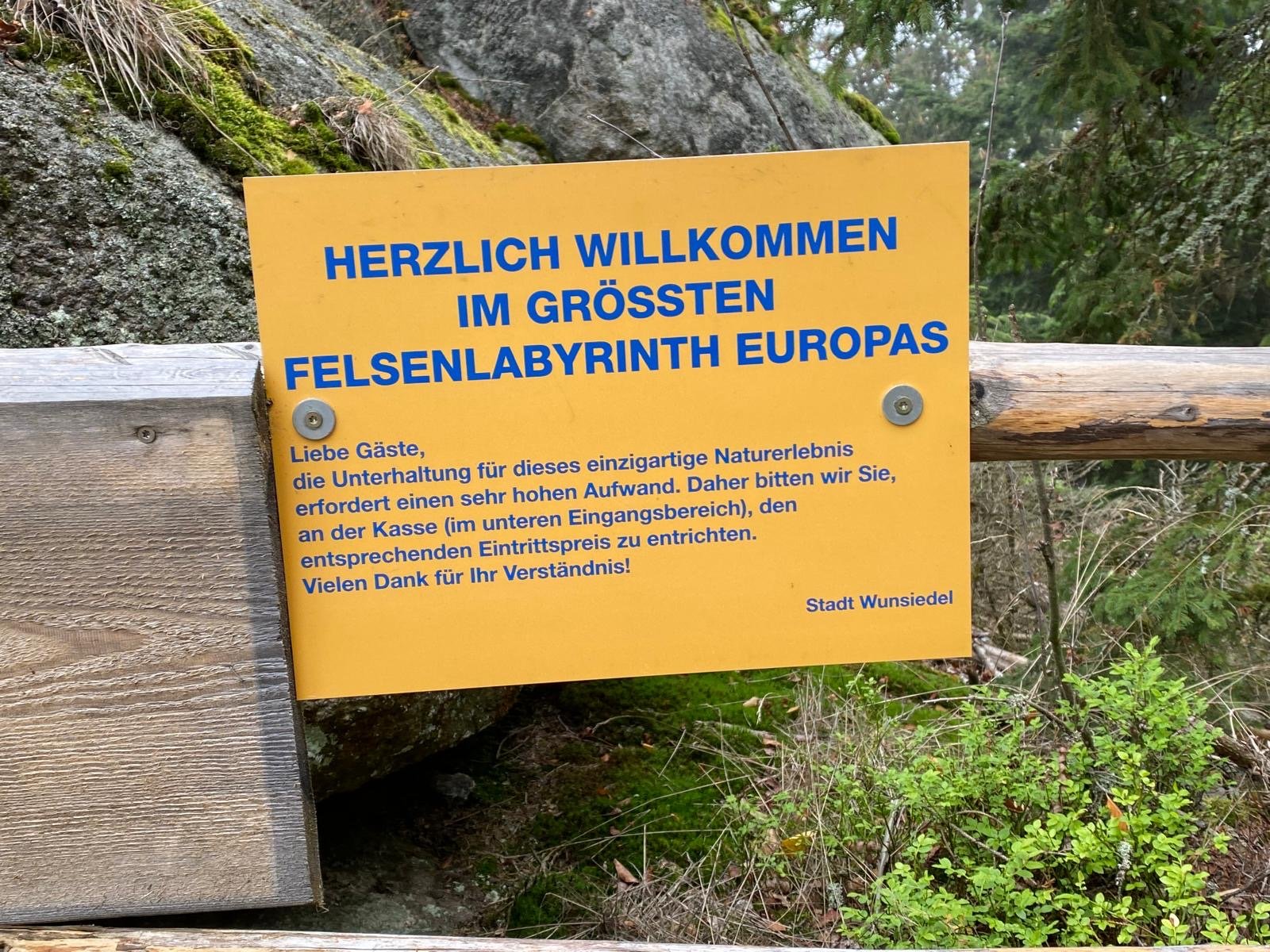Felsenlabyrinth in Wunsiedel