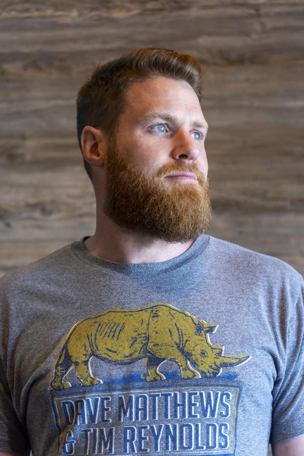 Men’s haircut and beard grooming at McKinley Mills Barber Studio in Carmel, Indiana.