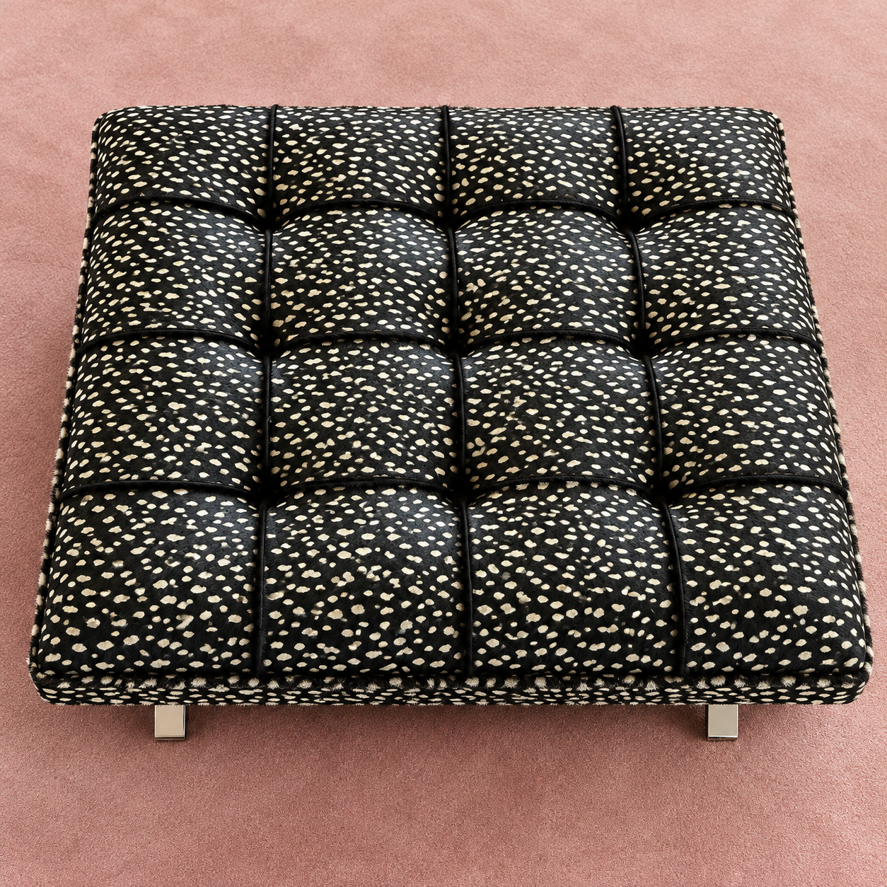 Spotted Tufted Ottoman on Rose Carpet.png