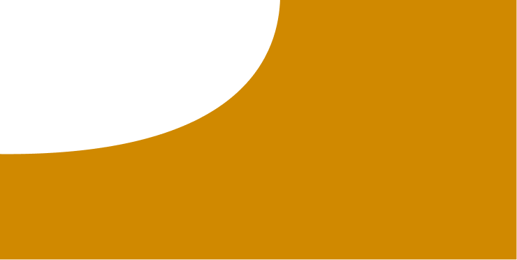 mustard yellow shape form of a ramp.