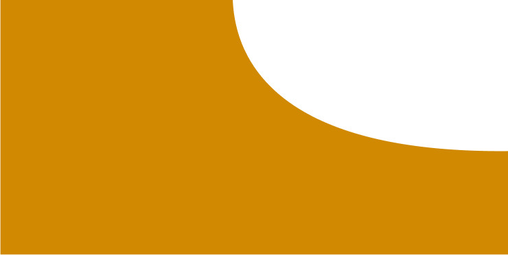 mustard yellow shape form of a ramp.