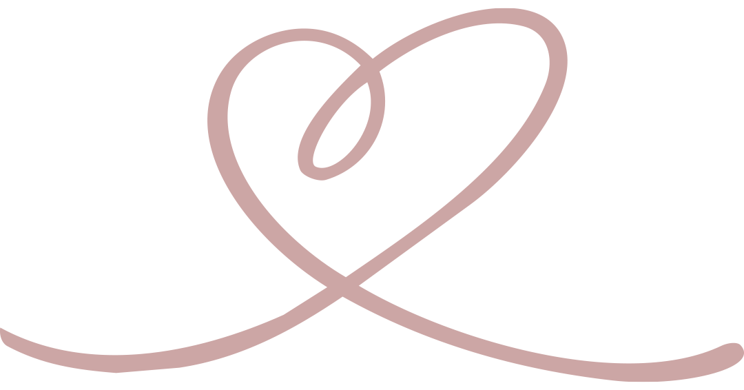 A minimalist line drawing of a heart.