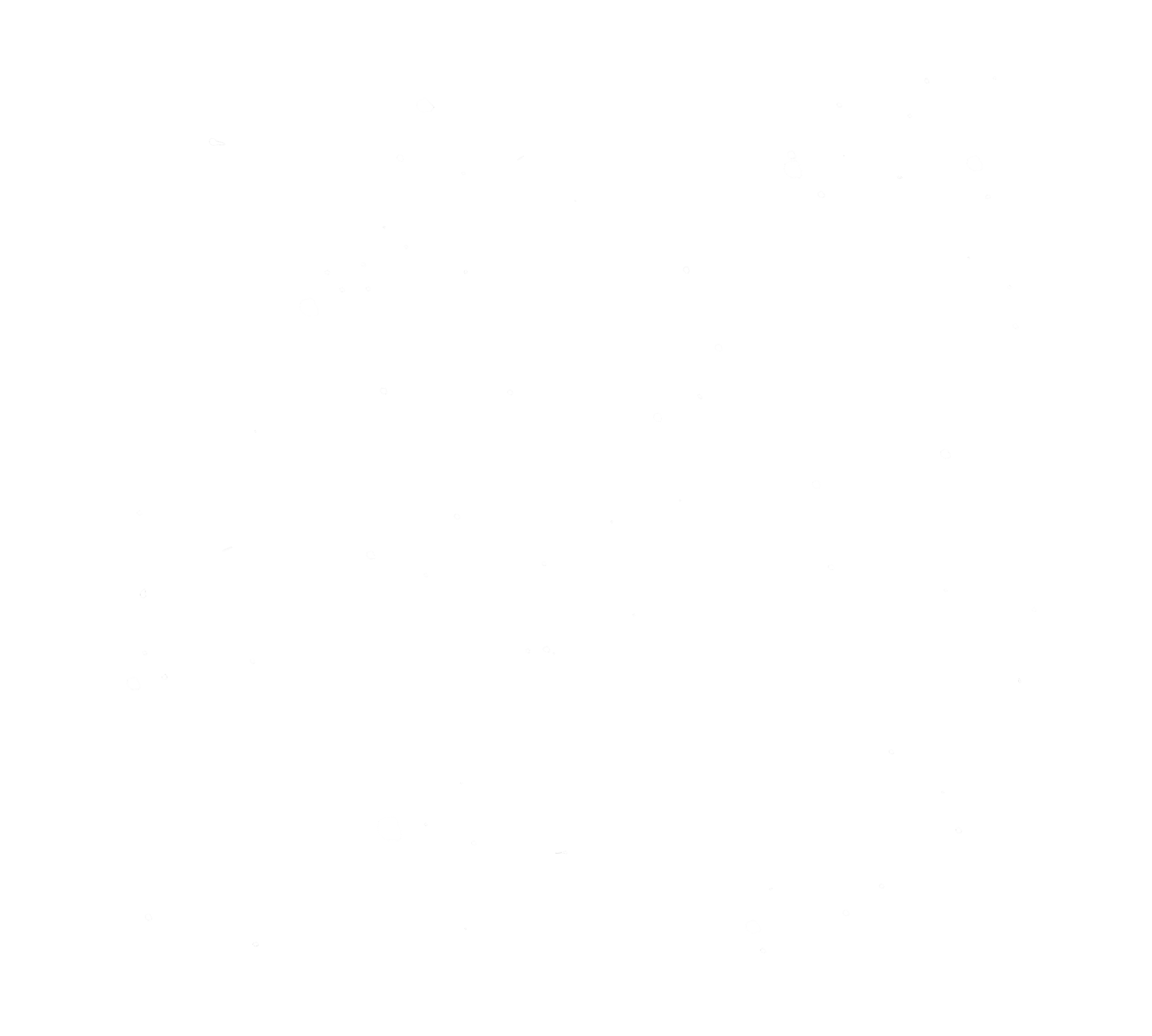 Black background with white specks resembling stars or paint splatters.