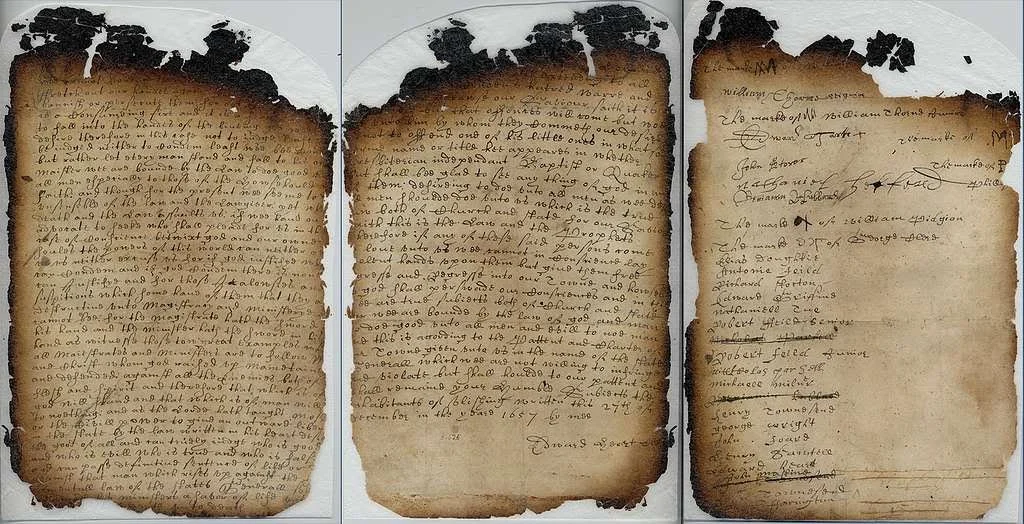 an Image of the Flushing remonstrance