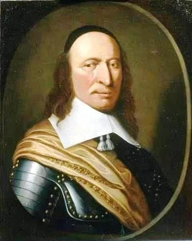 A portrait of Peter Stuyvesant.