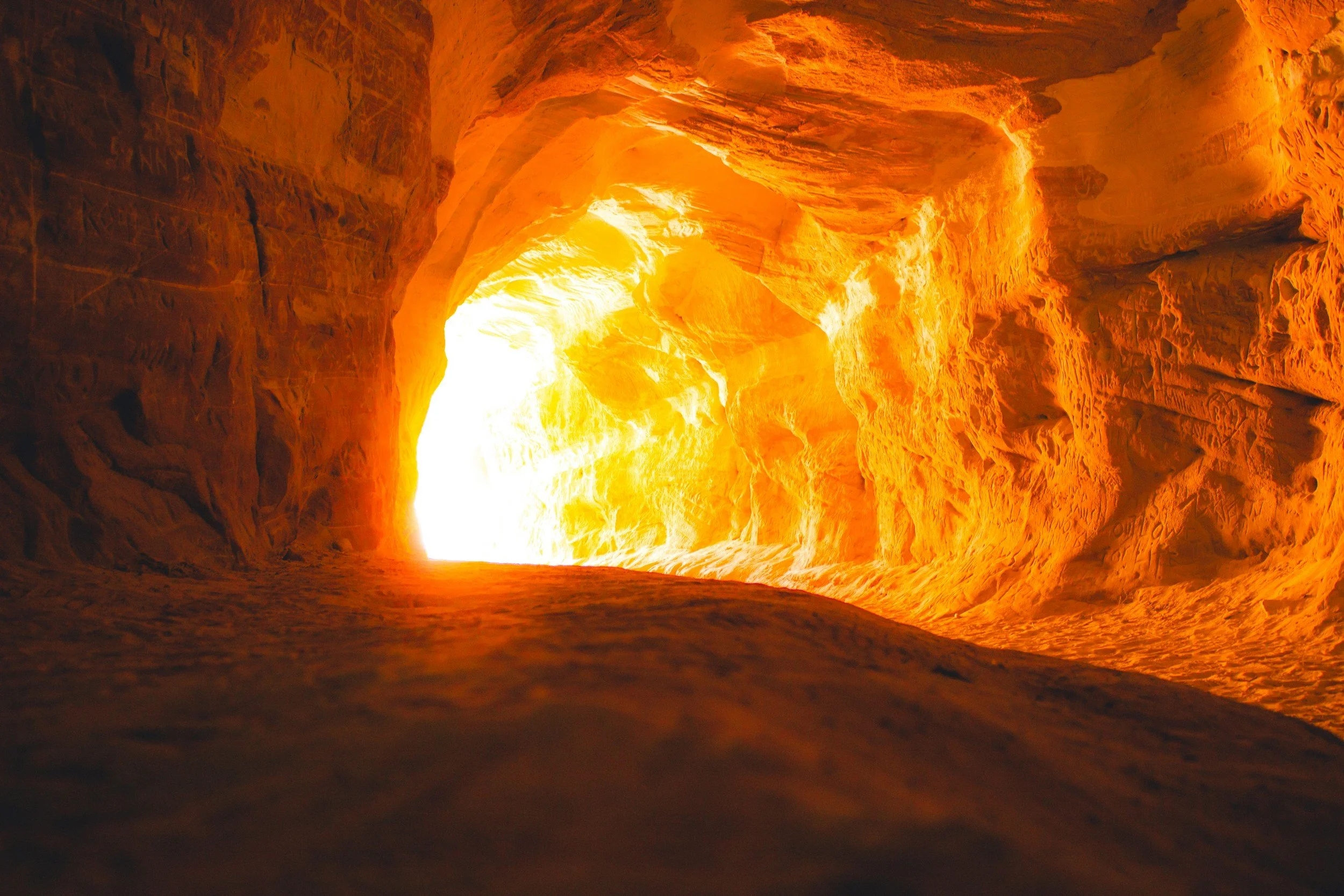 The Two Caves and the Work of Light