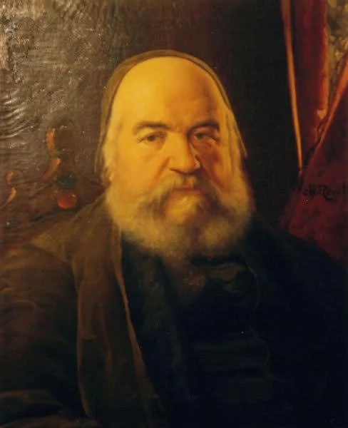 Portrait of Éliphas Lévi by Charles Revel, 1874.