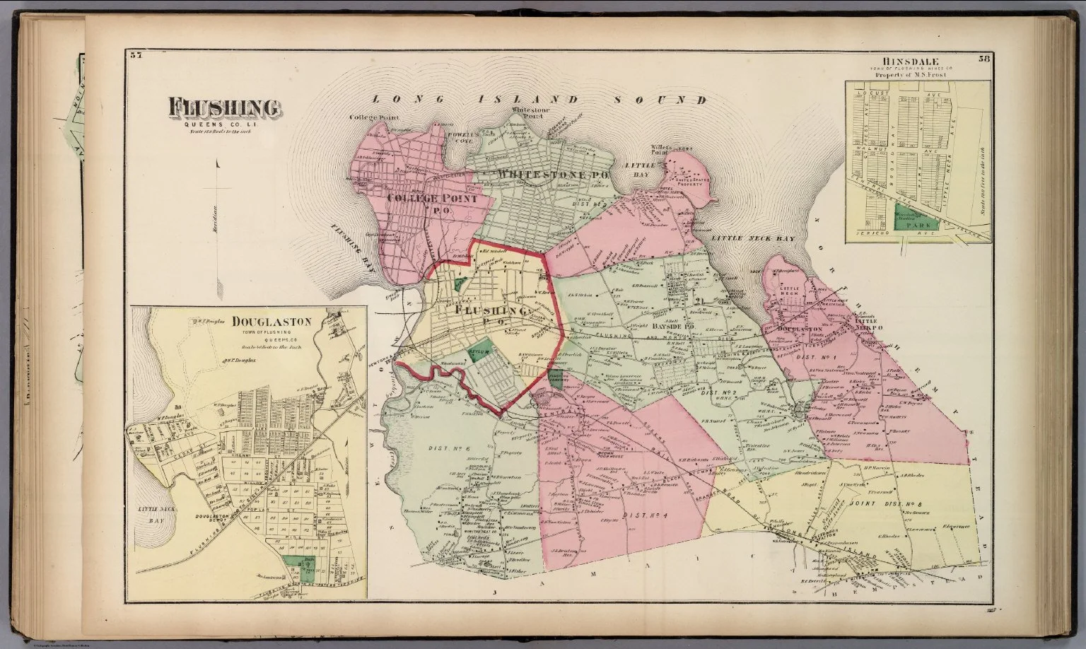 An early map of Flushing Queens