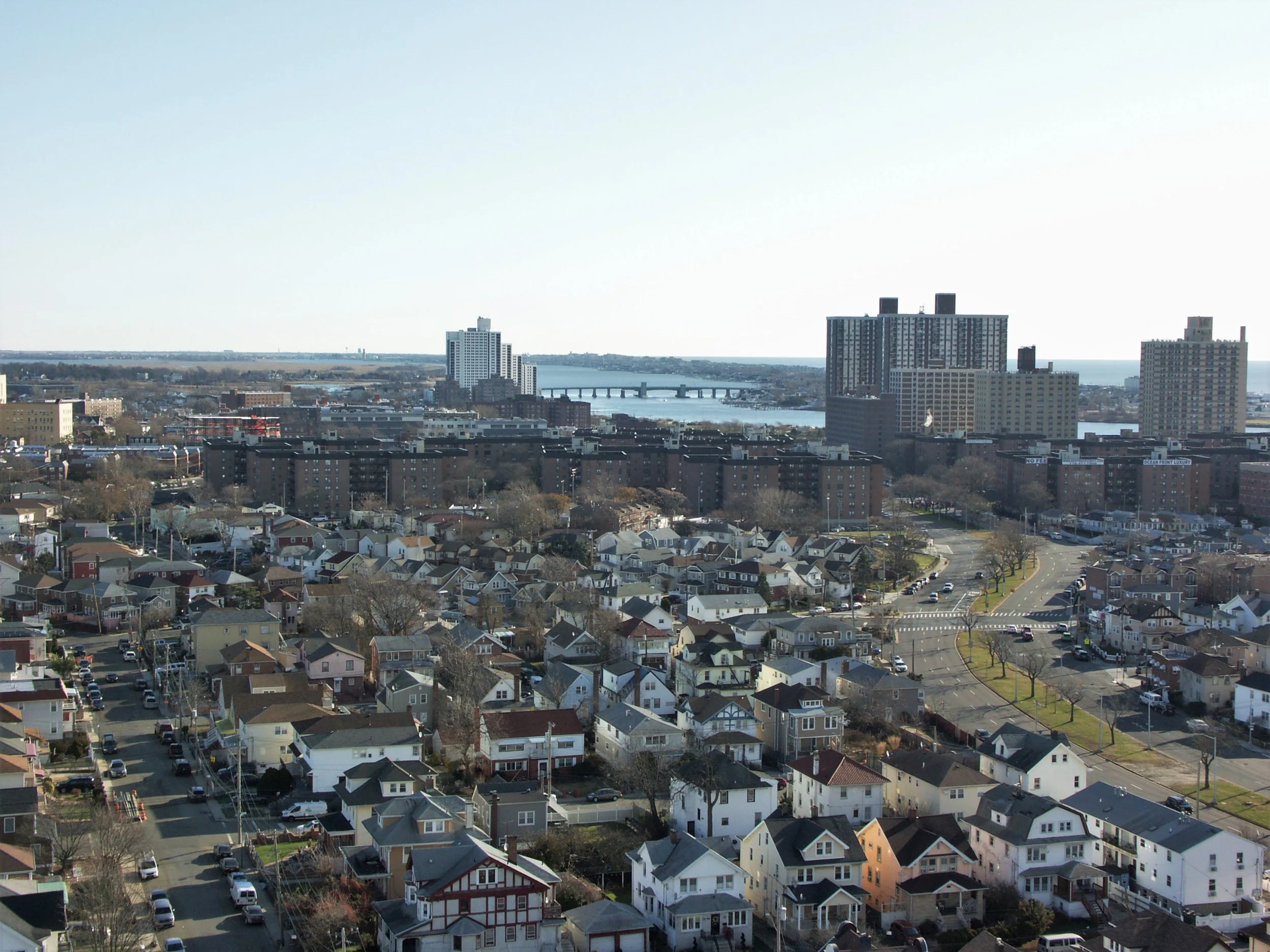 an arial view of Far Rockaway