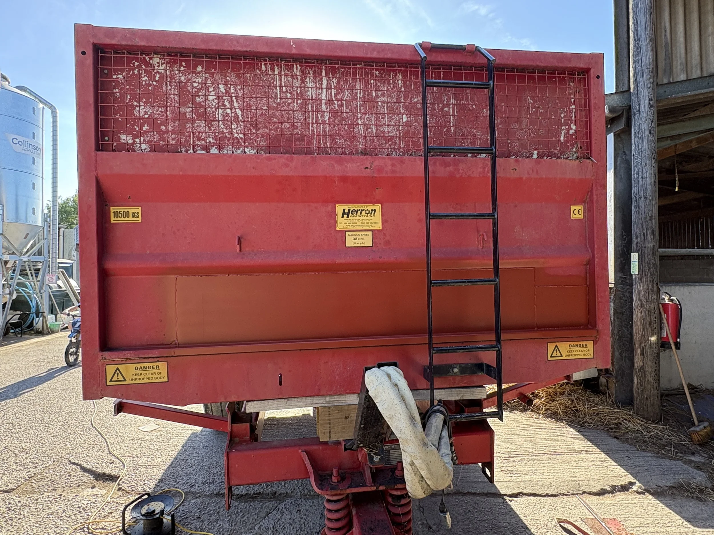 Sprayed in red oxide primer, ready for the customer to paint (after).