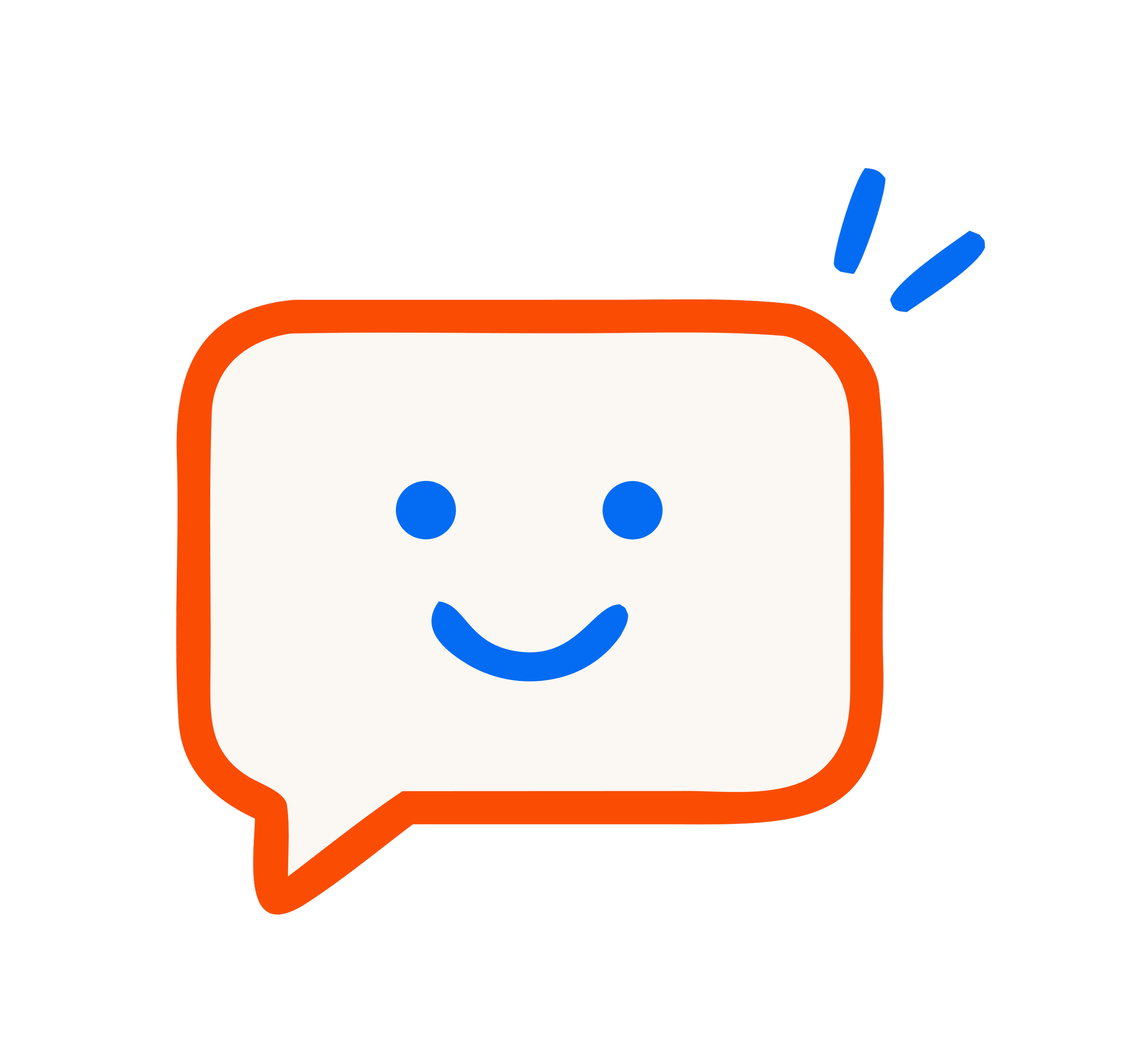 Smiling speech bubble icon