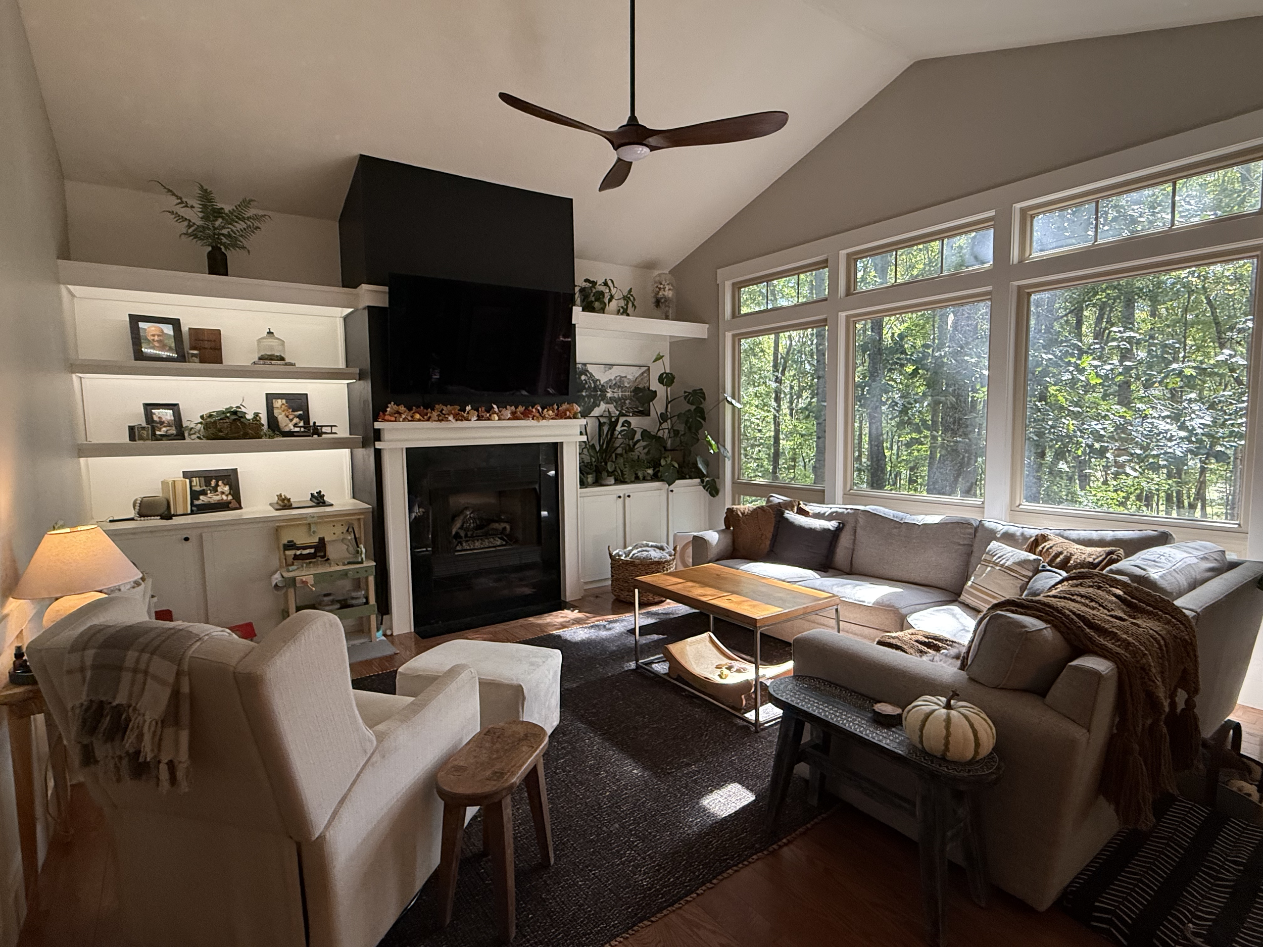 Brown Home Living Room