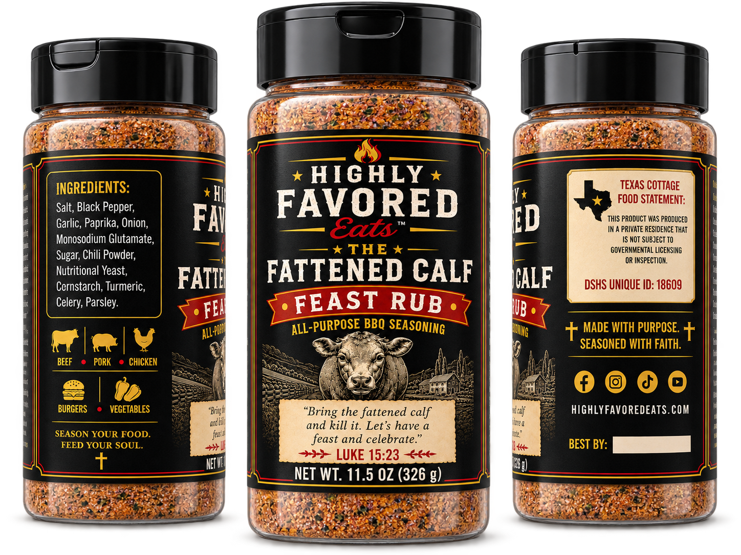 The Fattened Calf — Feast Rub