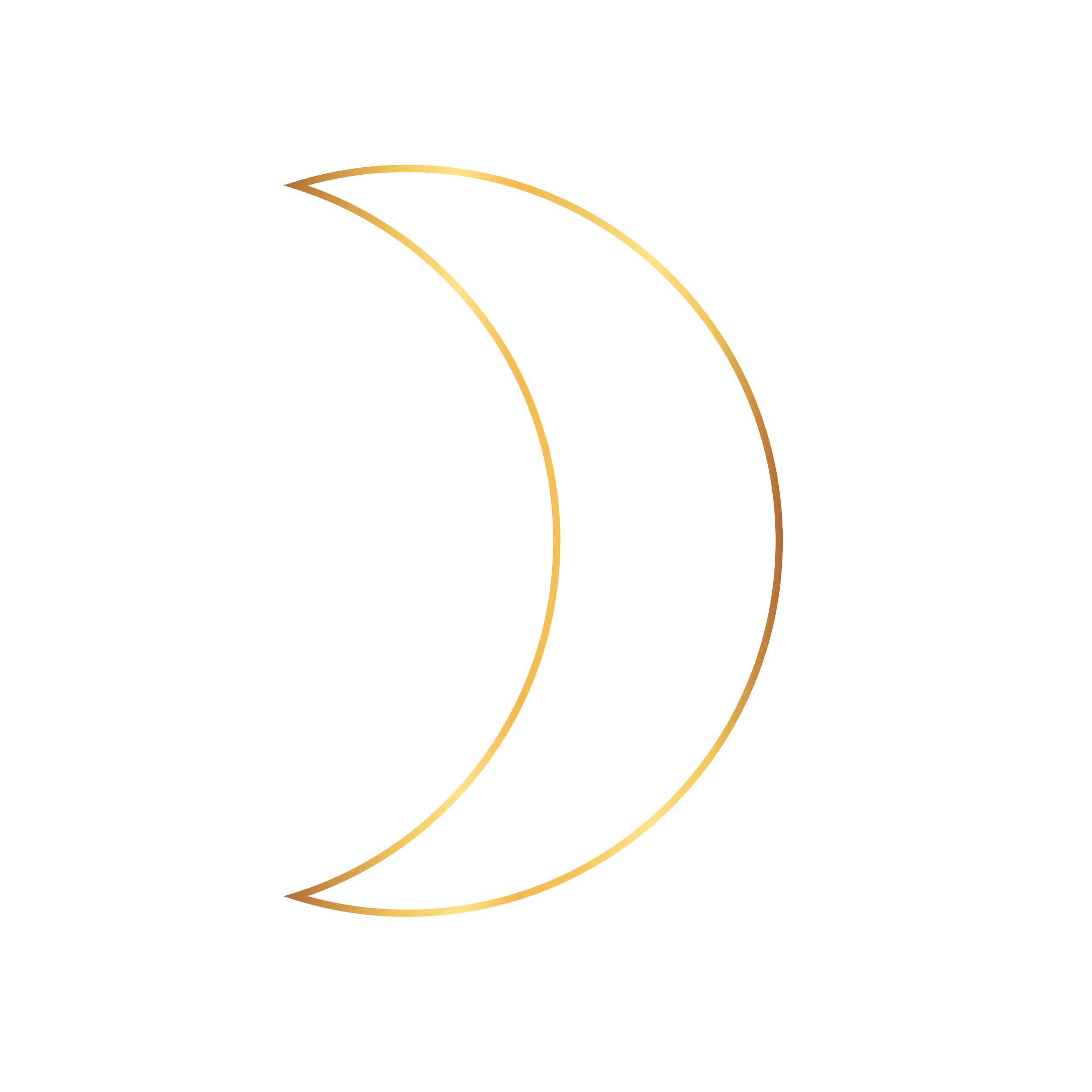 First quarter moon.