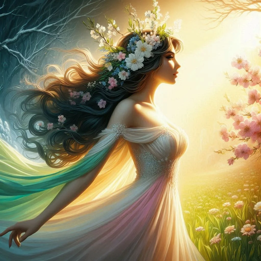Aphrodite, Greek goddess of lovePersephone — the archetype of rebirth and returning light.