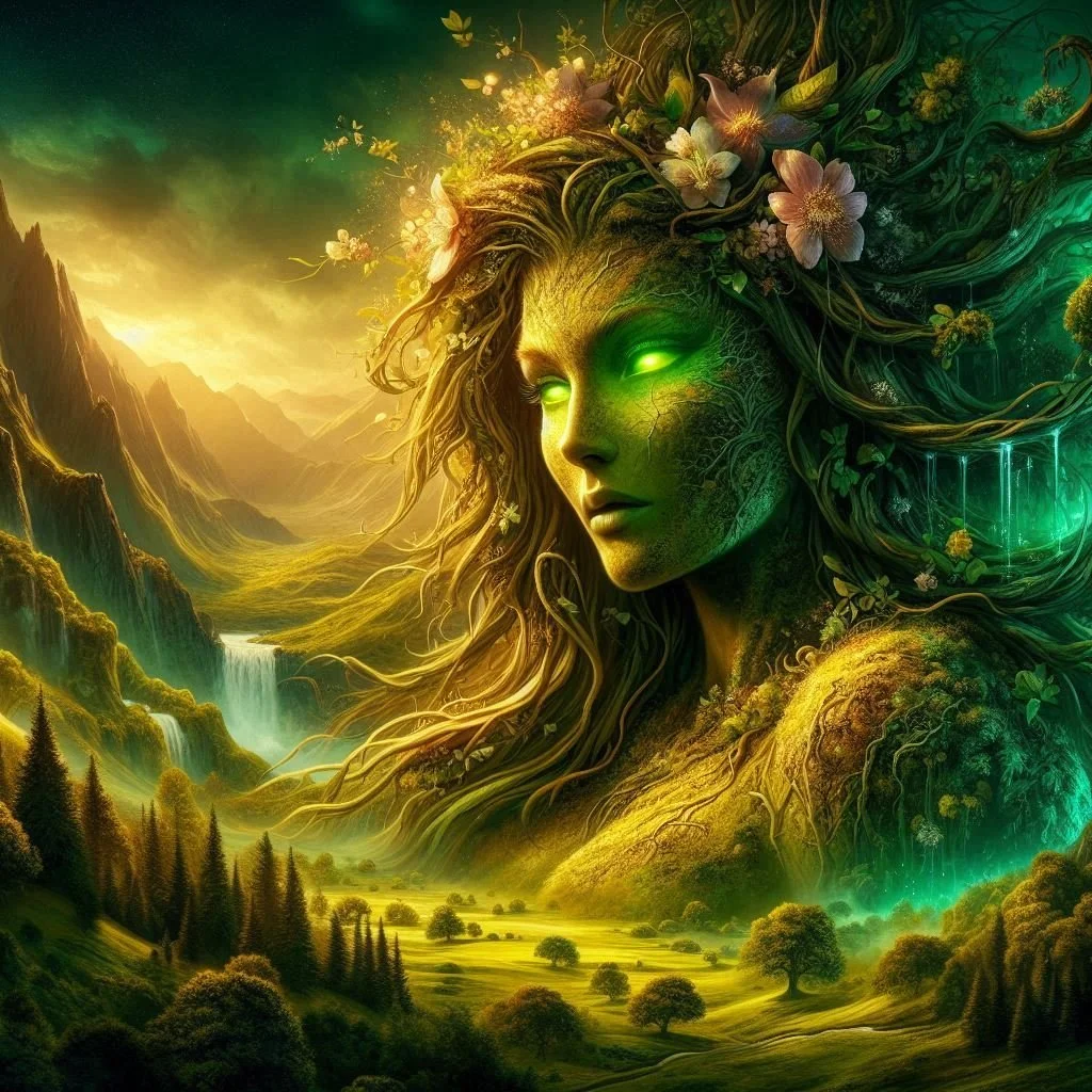 Mother Gaia — the living, breathing Earth.