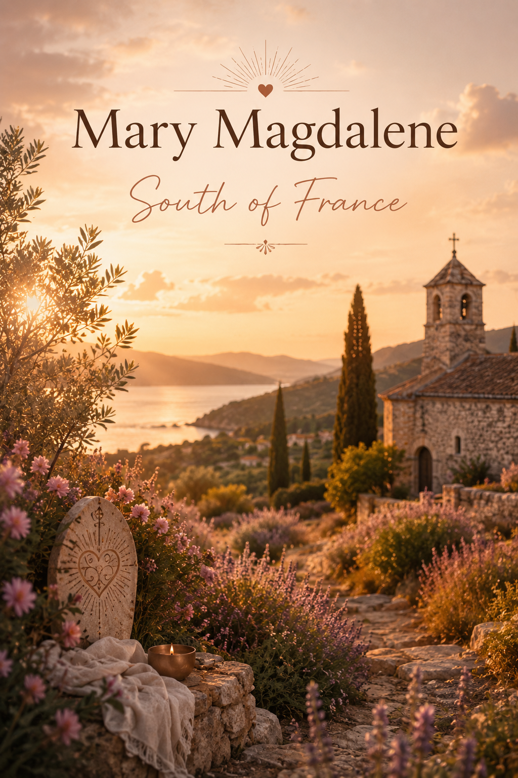 Mary Magdalene Path in South France: Follow me on social media