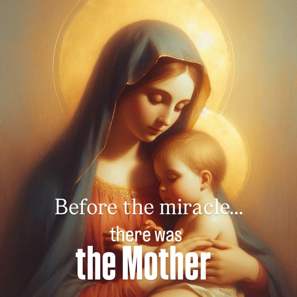 Mother Mary with baby Jesus