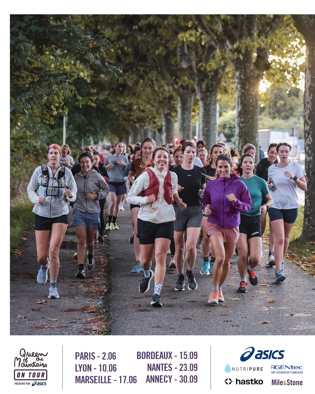Pour l'&eacute;tape finale de Queen of the Mountains/On Tour &agrave; Annecy, nous faisons &eacute;quipe avec @run.elles, le club de course &amp; trail 100 % f&eacute;minin bas&eacute; &agrave; Annecy ! 🏔️✨

Leur philosophie ? Peu importe ton niveau