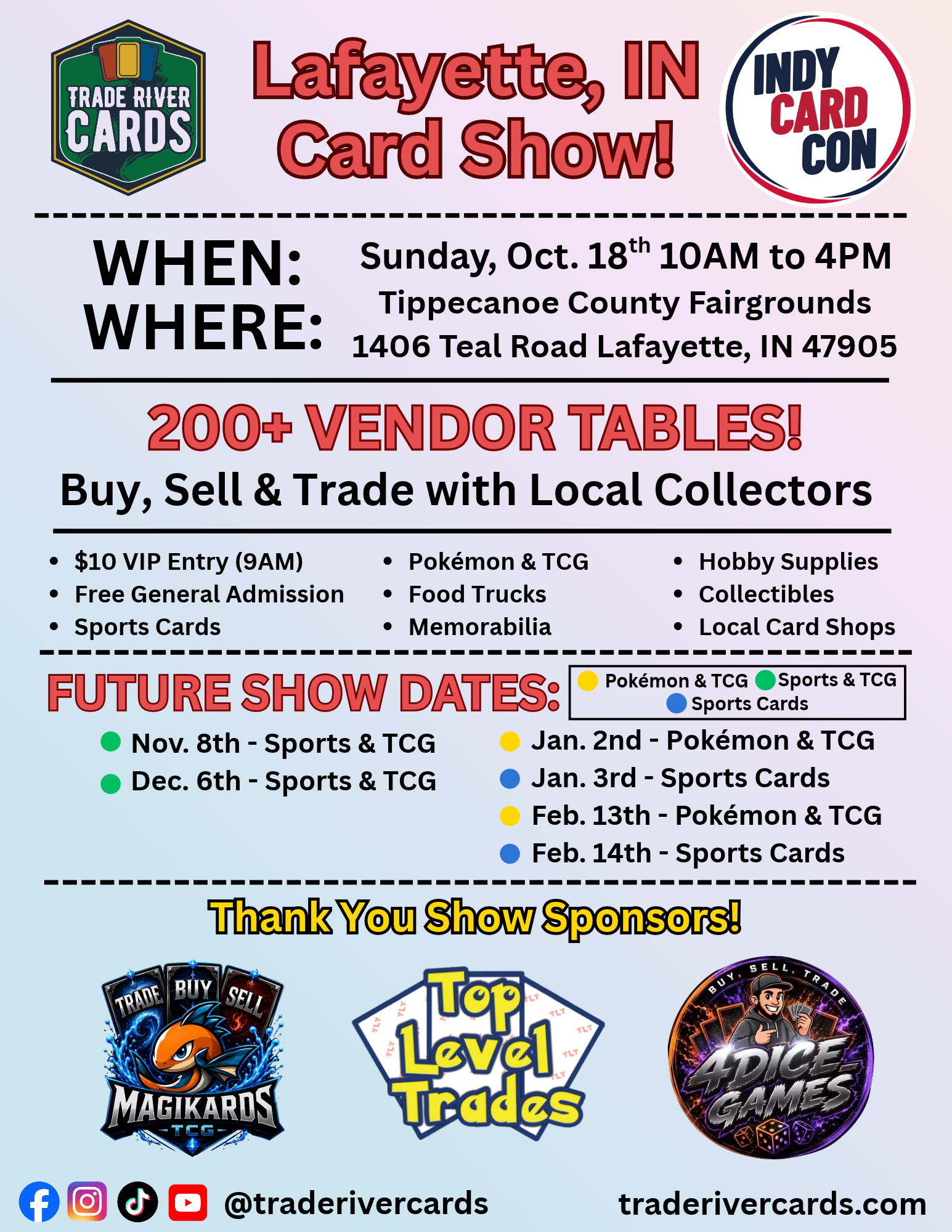 Lafayette, IN Card Show