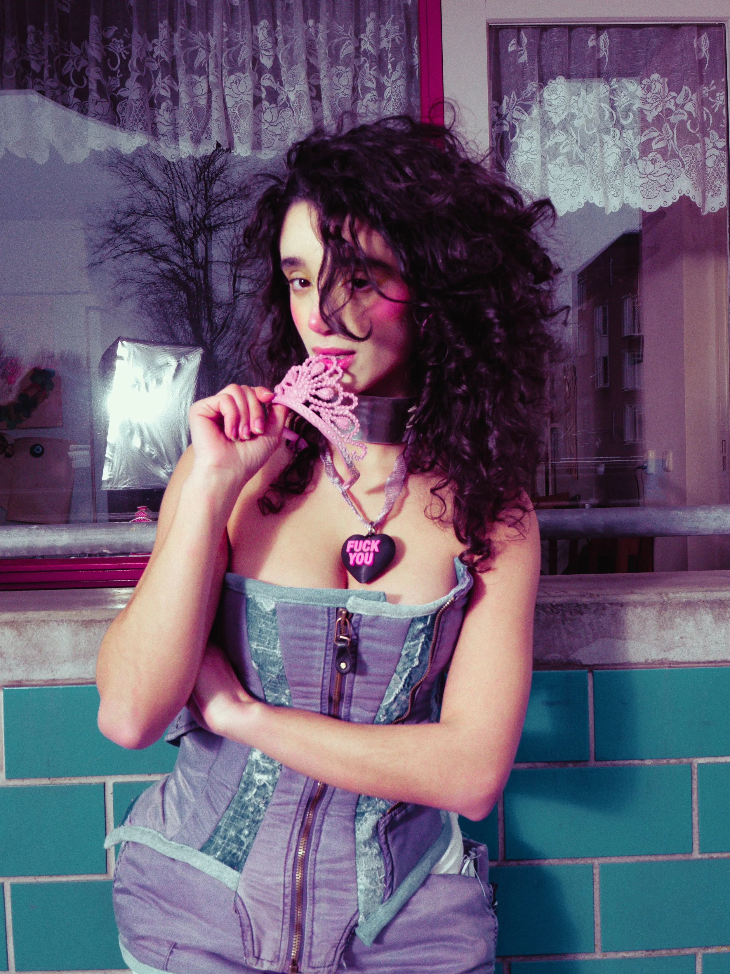 In Her Bubble
