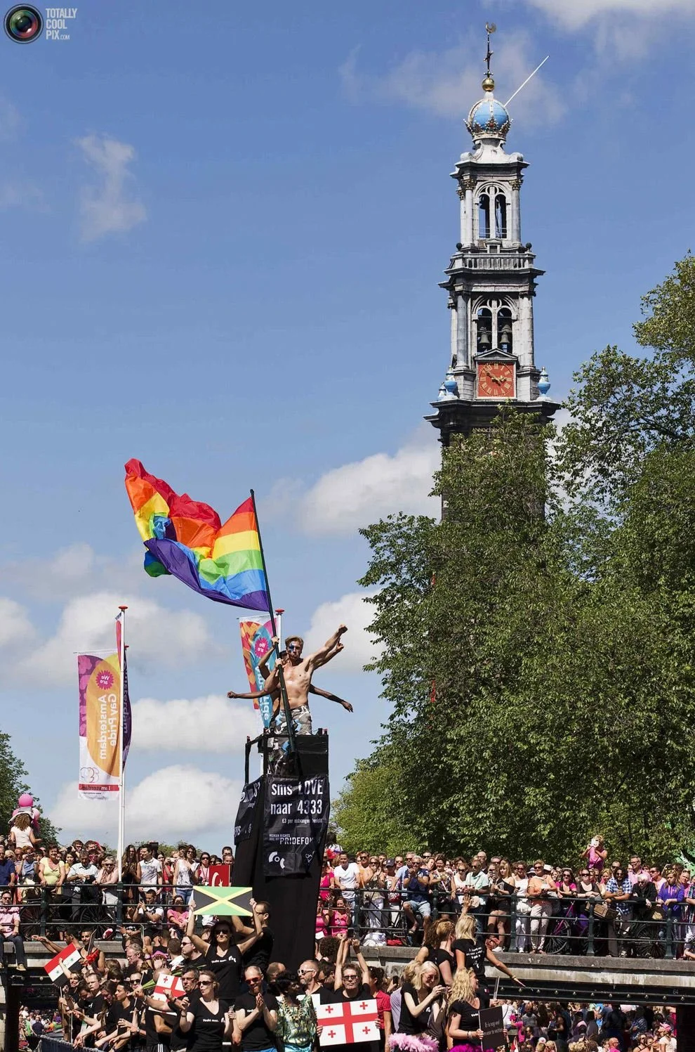 WORLD PRIDE 2026: Canal Parade Protest Boat