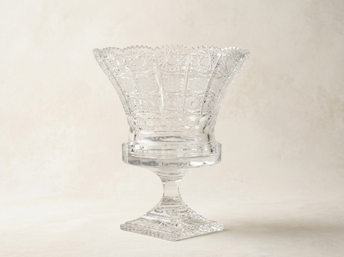 Vintage Cut Crystal Vase
