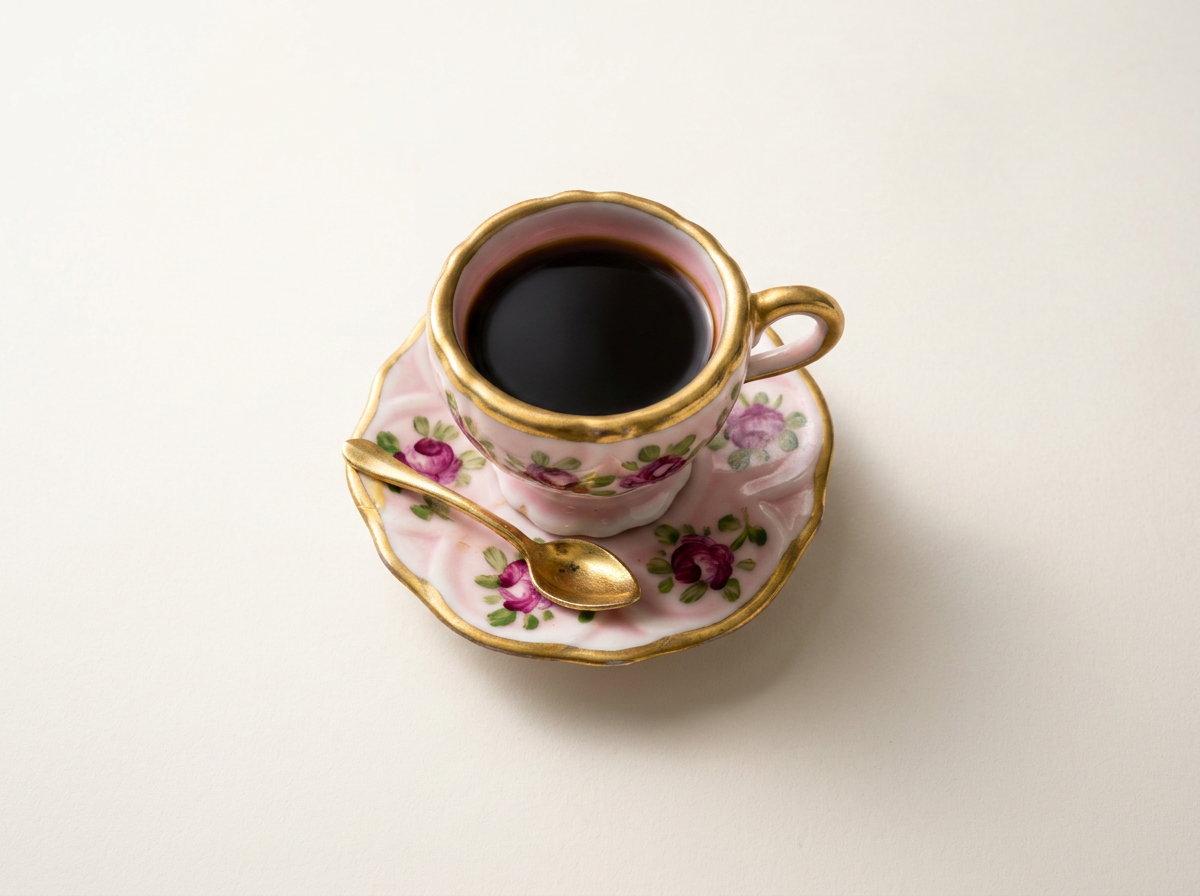 Vintage Limoges Teacup Trinket Box