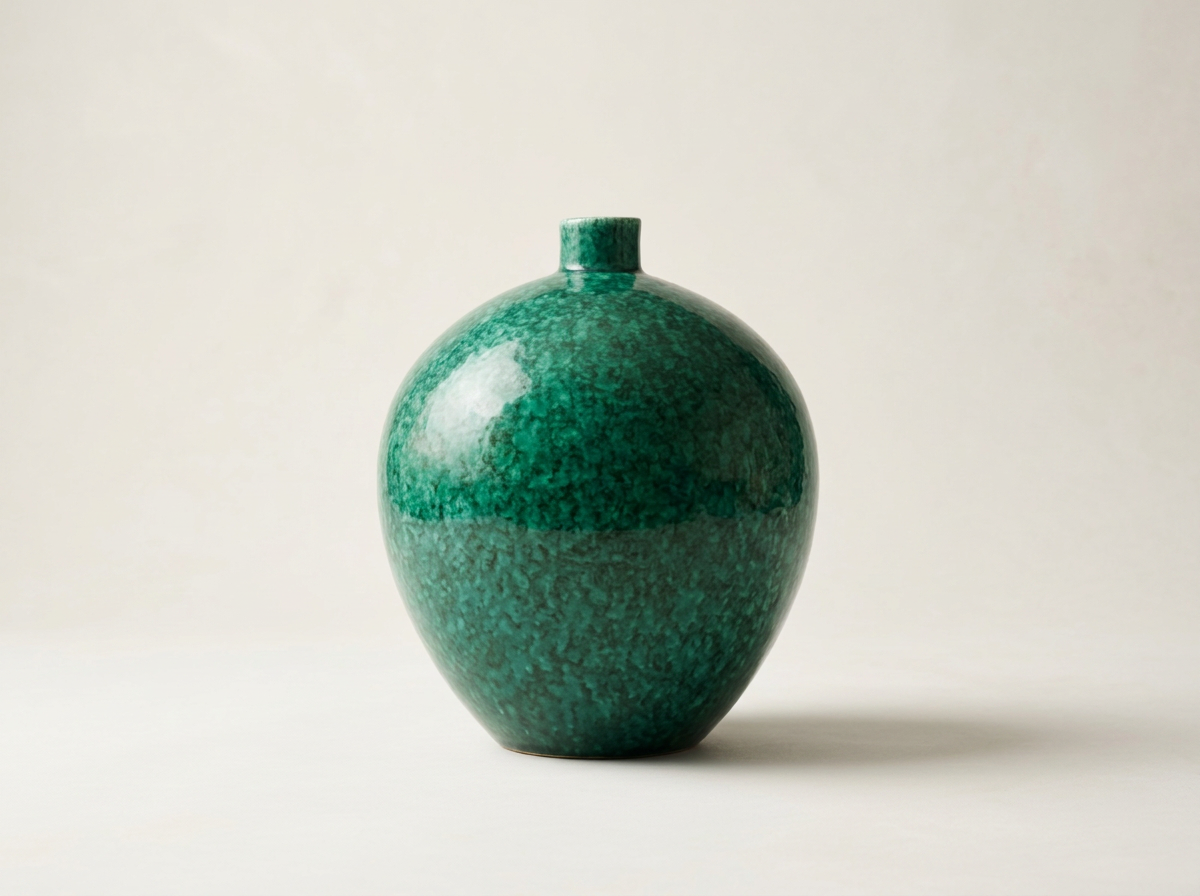 Vintage Italian Turquoise Vase