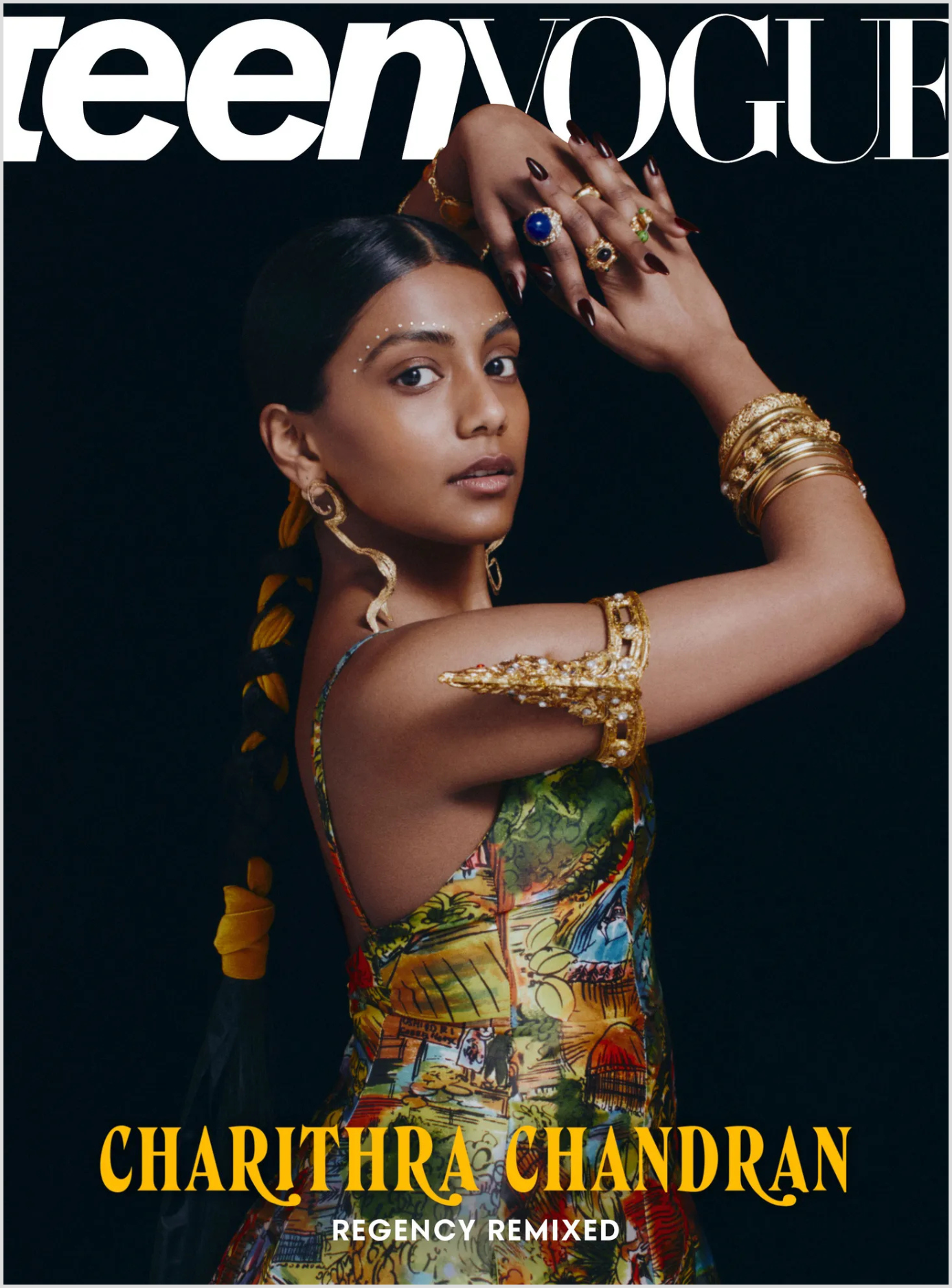 Strategic Media Coverage – Noor Fares Jewellery in Teen Vogue Cover Story with Charithra Chandran