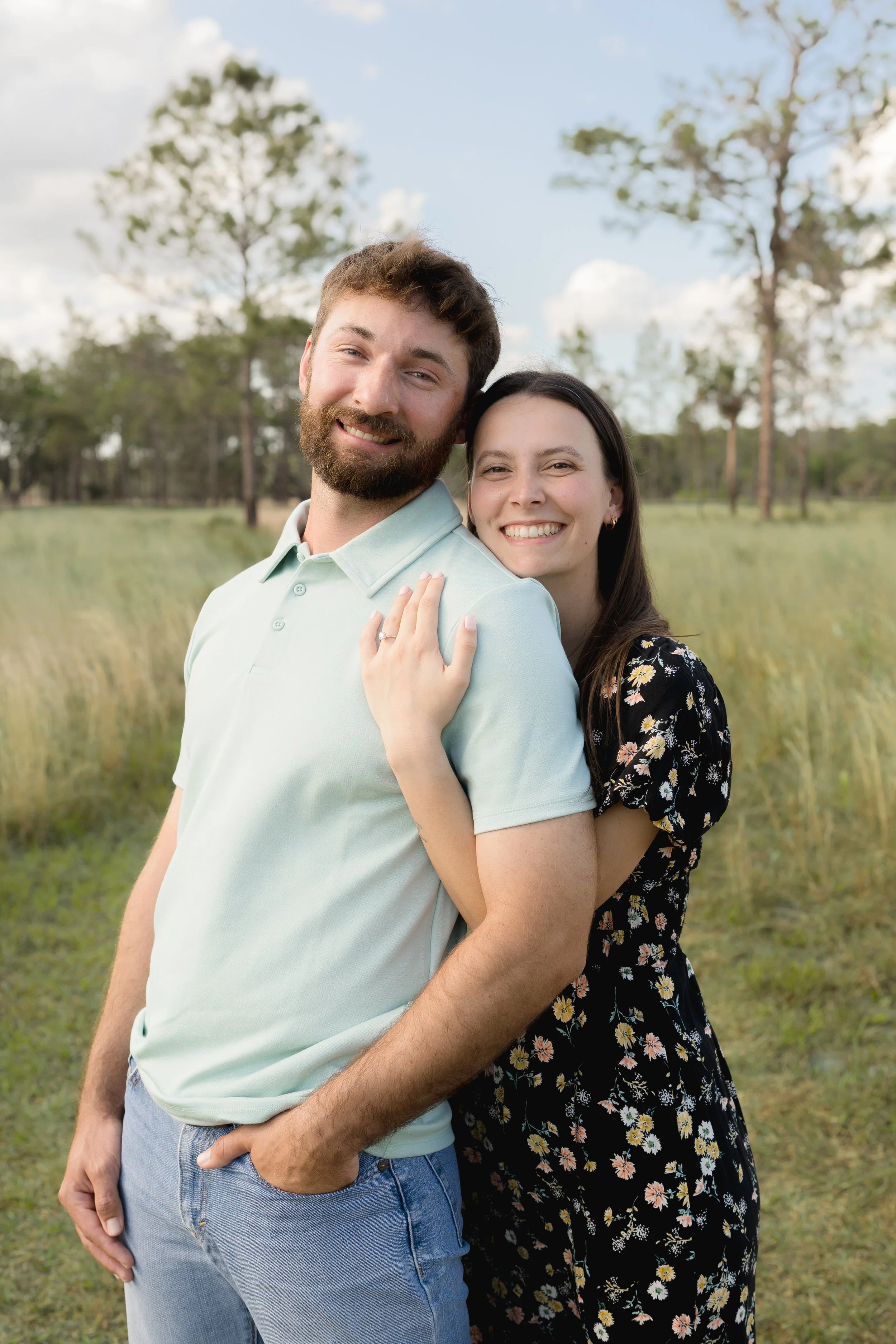 Engagement photos taken at Blackwater Creek Nature Preserve by Florida Documentary Photographer Catherine Skelly
