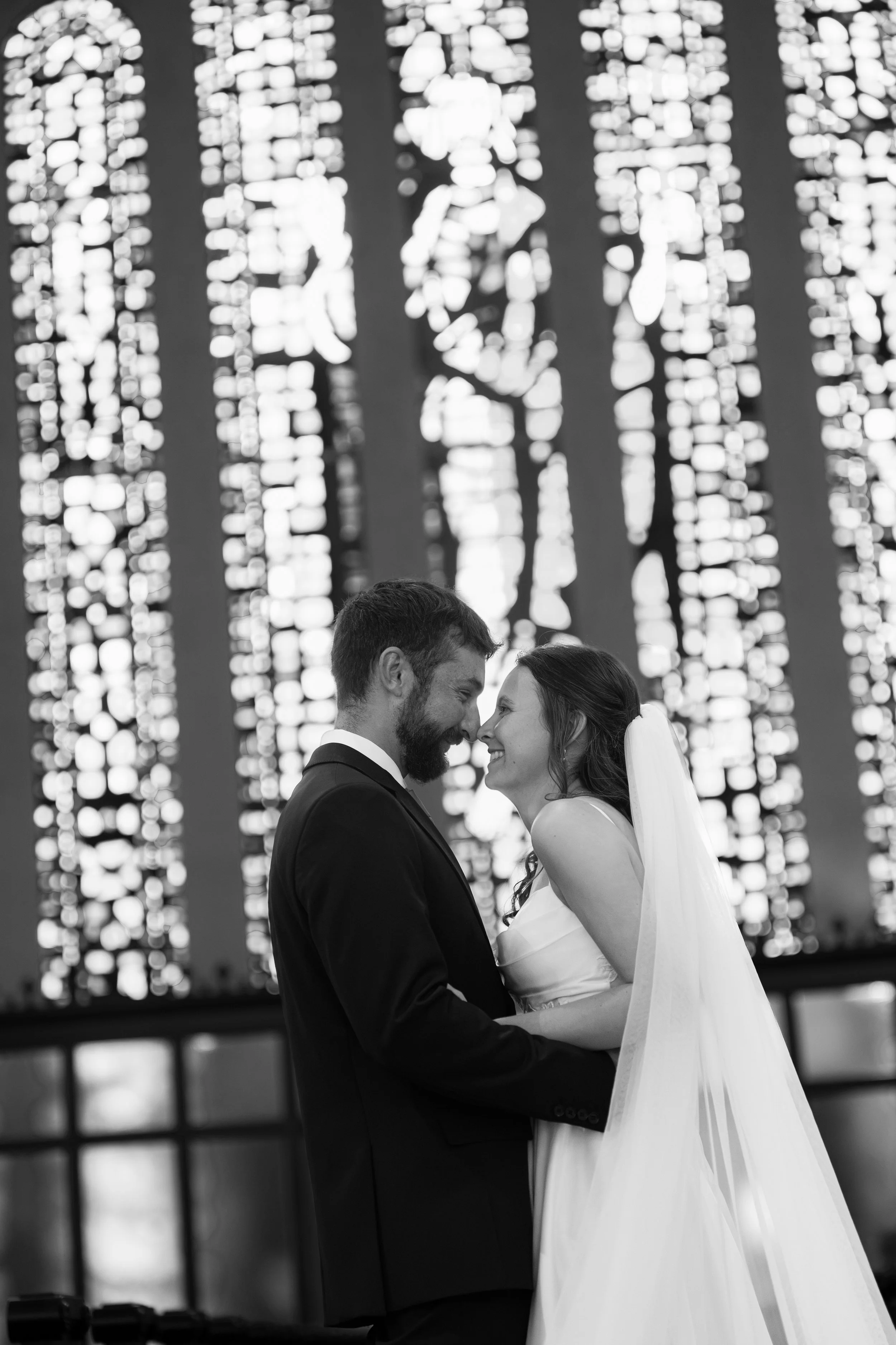 Catholic Newlywed Portraits at Co-Cathedral St. Thomas Moore in Tallahassee, Florida captured by Florida Documentary Photographer Catherine Skelly