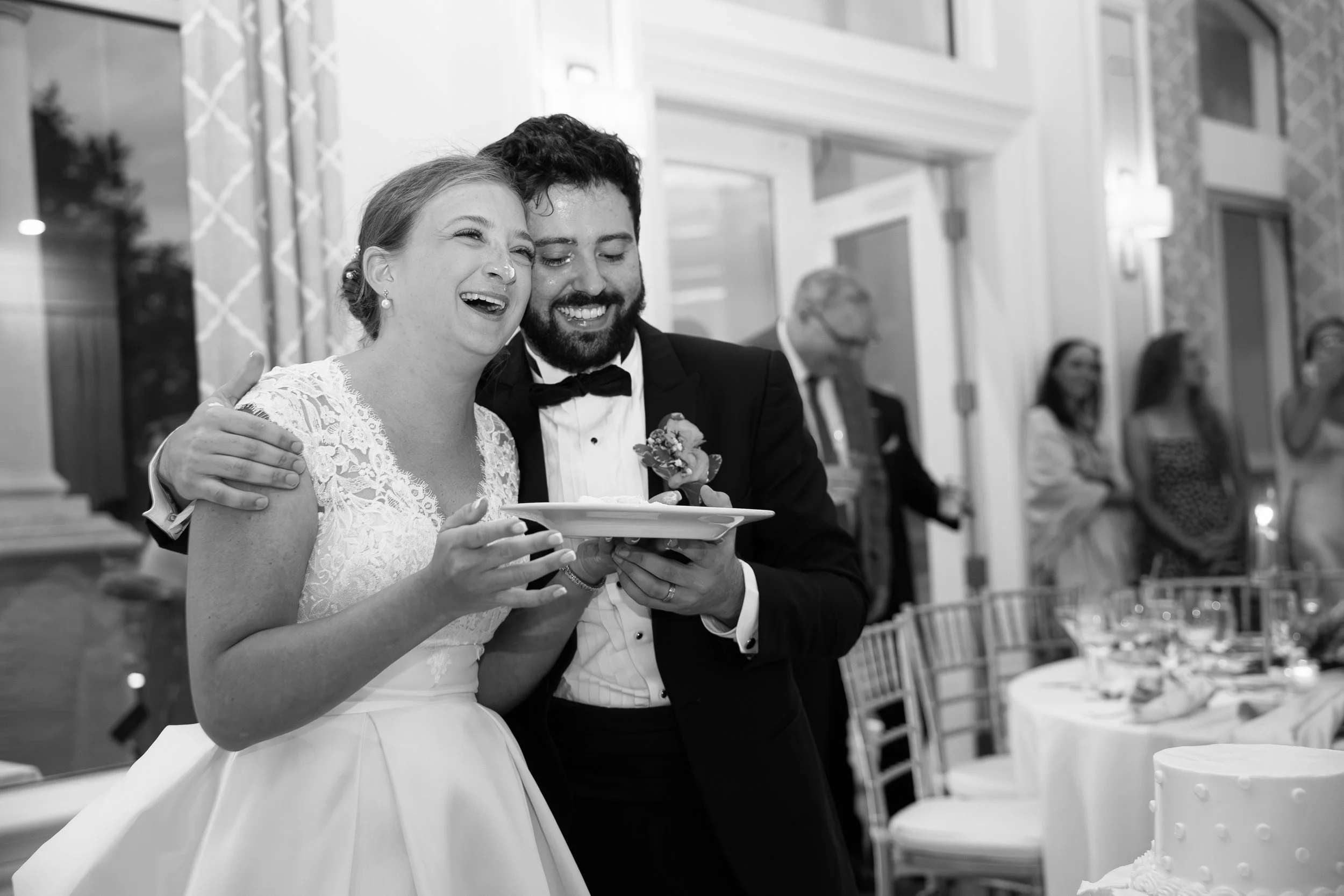 Wedding reception captured at The Club at The Strand in Naples, Florida by Florida Documentary Wedding Photographer Catherine Skelly