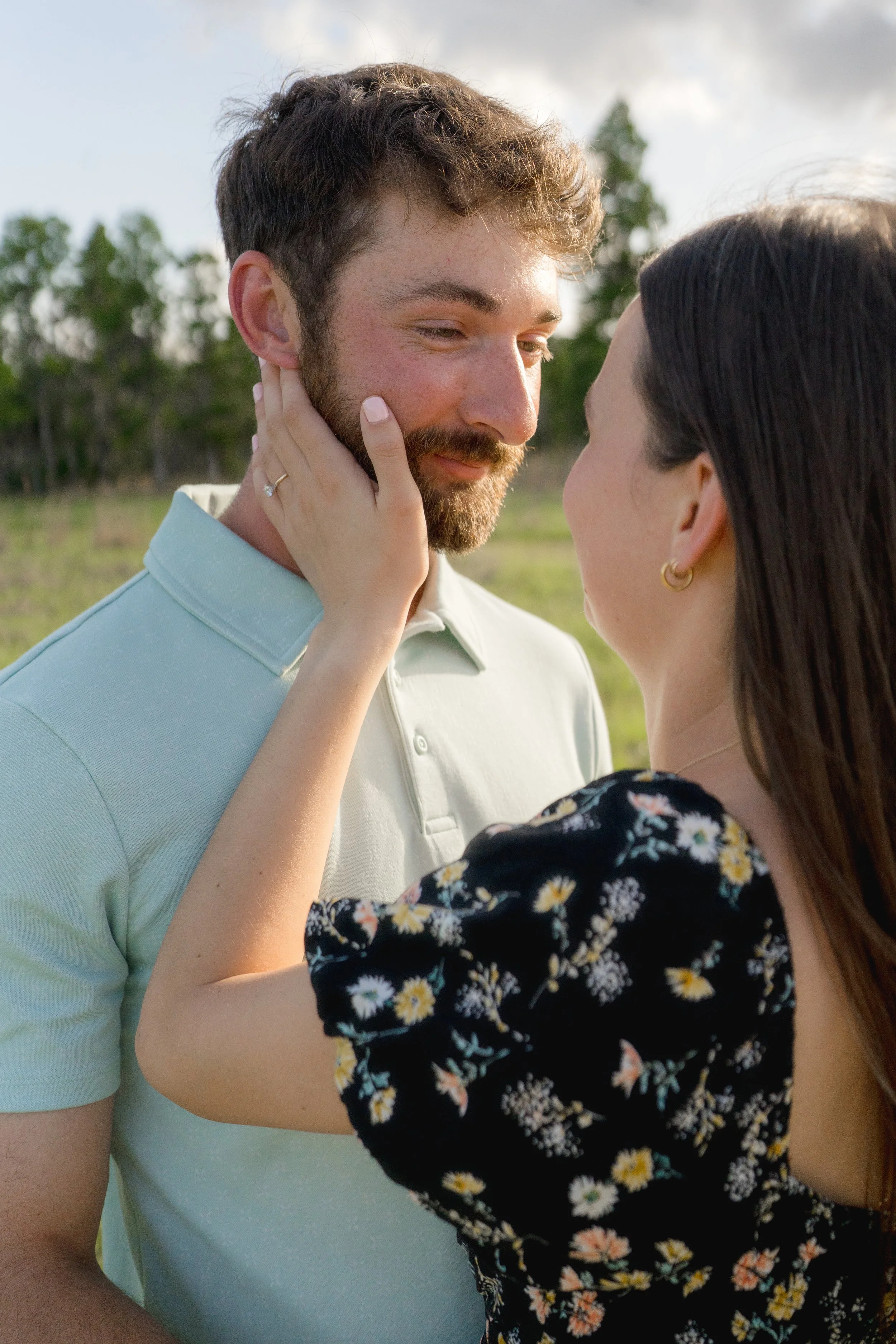Engagement photos taken at Blackwater Creek Nature Preserve by Florida Documentary Photographer Catherine Skelly