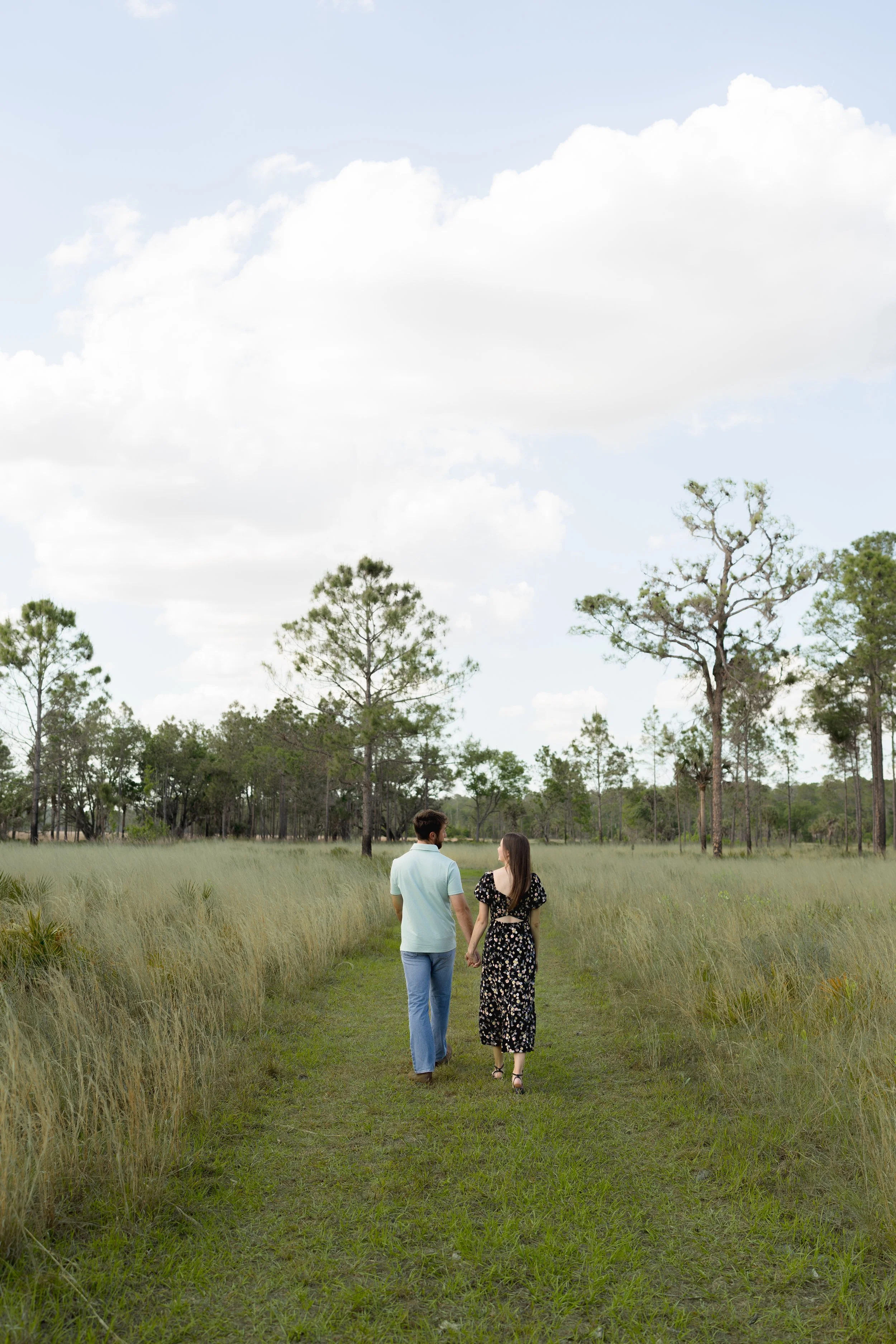 Engagement photos taken at Blackwater Creek Nature Preserve by Florida Documentary Photographer Catherine Skelly