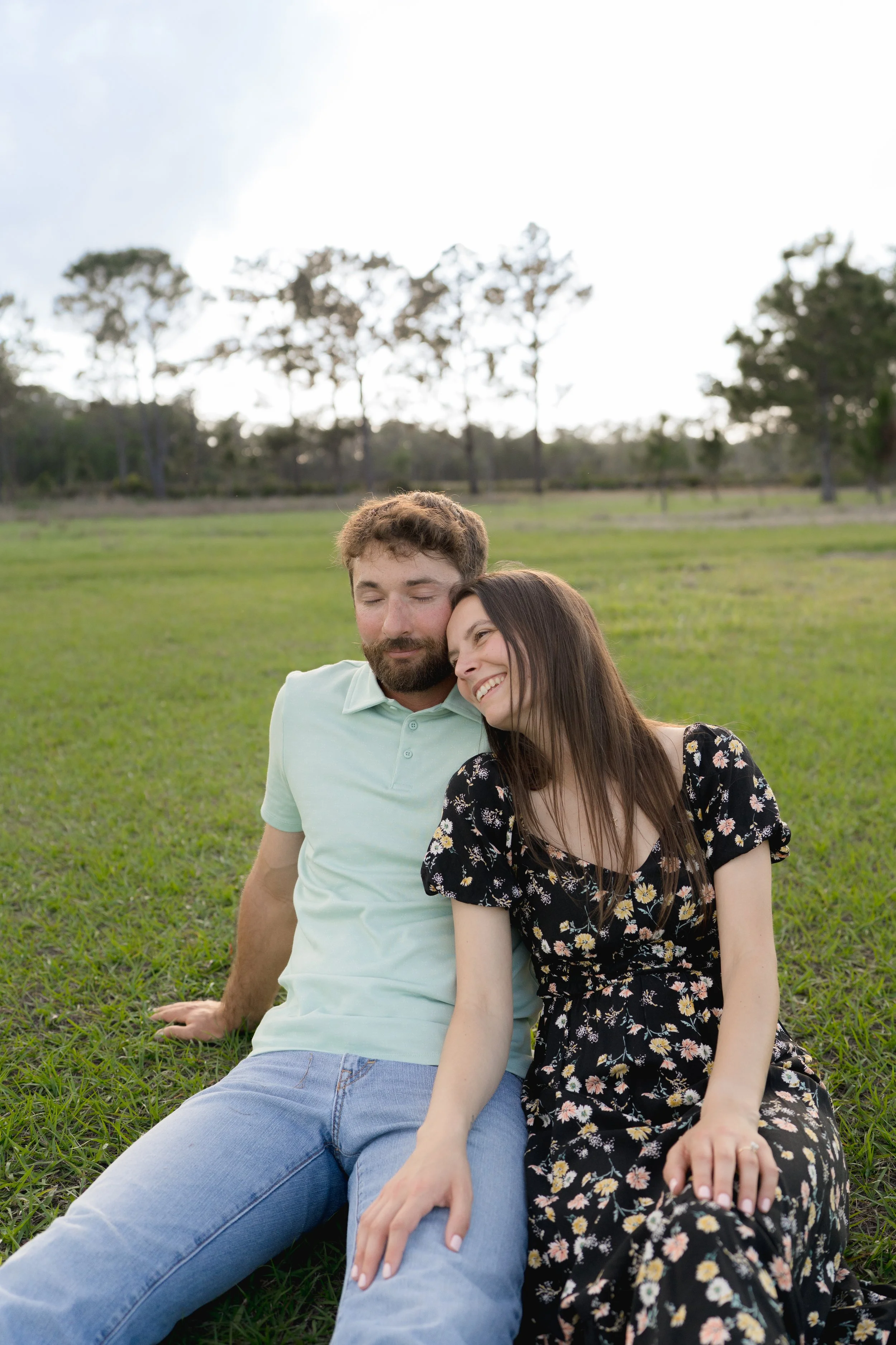 Engagement photos taken at Blackwater Creek Nature Preserve by Florida Documentary Photographer Catherine Skelly