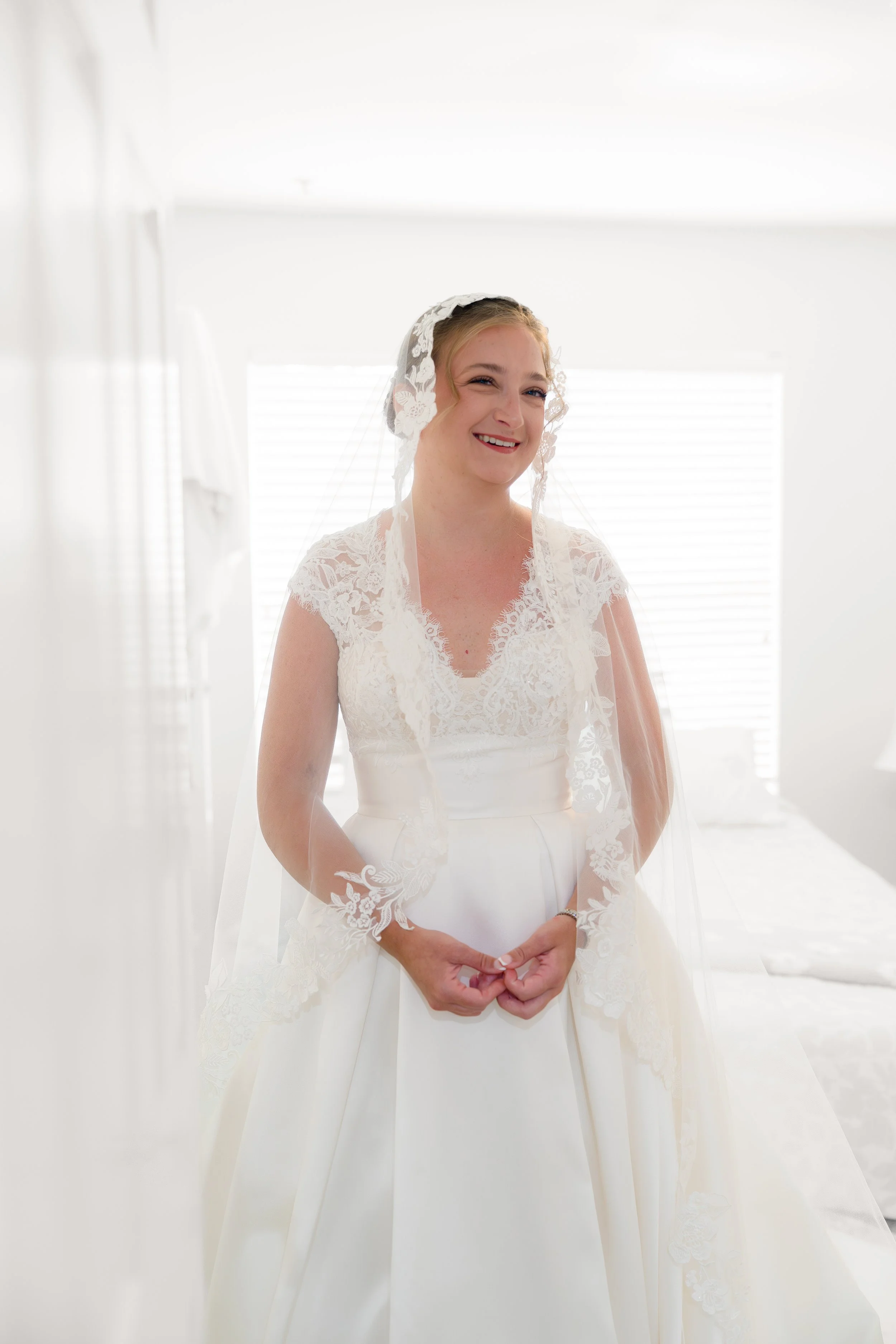 Bridal getting ready photos captured for a wedding in Ave Maria, Florida by Florida Documentary Wedding Photographer Catherine Skelly