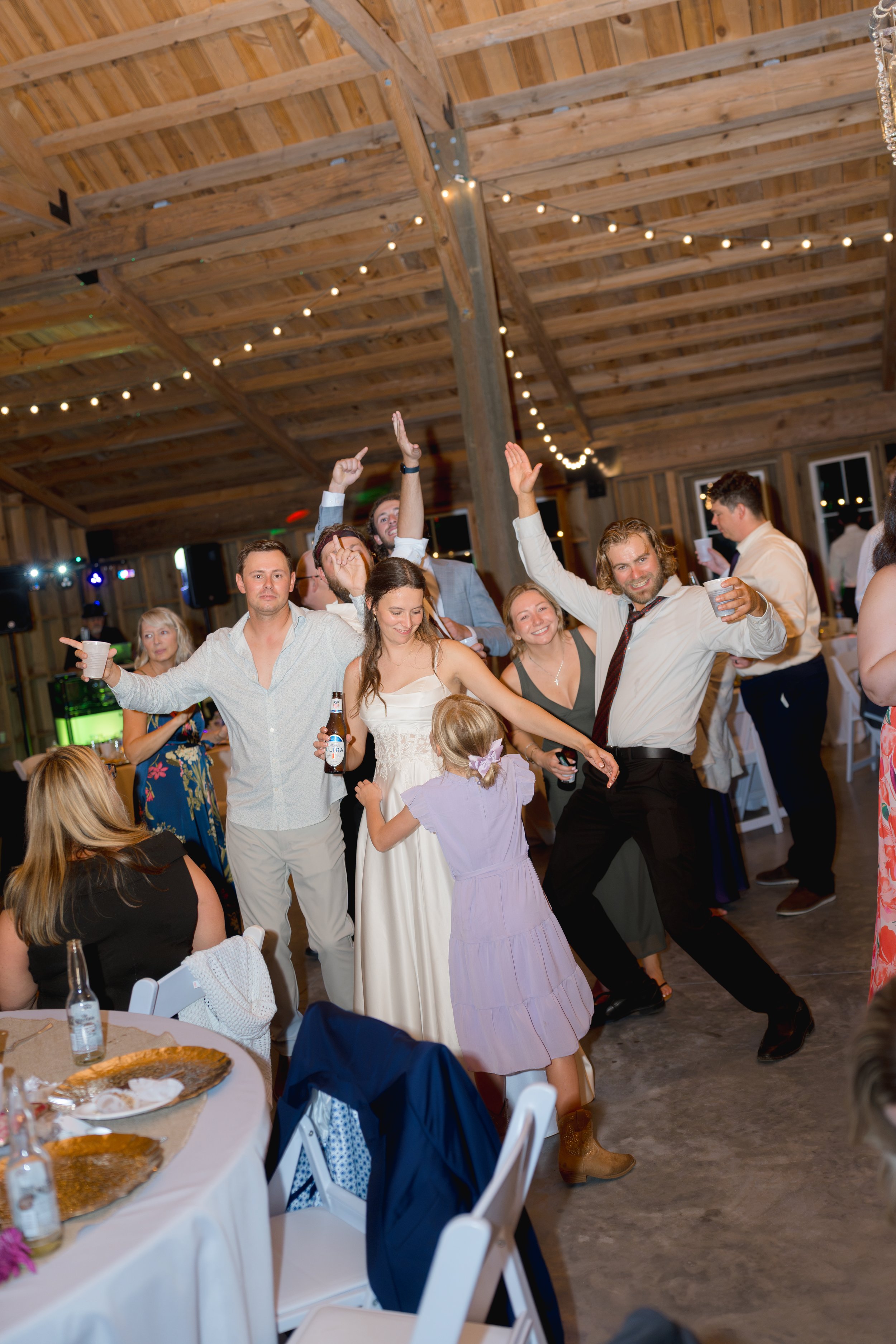 Wedding Reception captured at Lewiswood Farm in Tallahassee, Florida by Florida Documentary Photographer Catherine Skelly