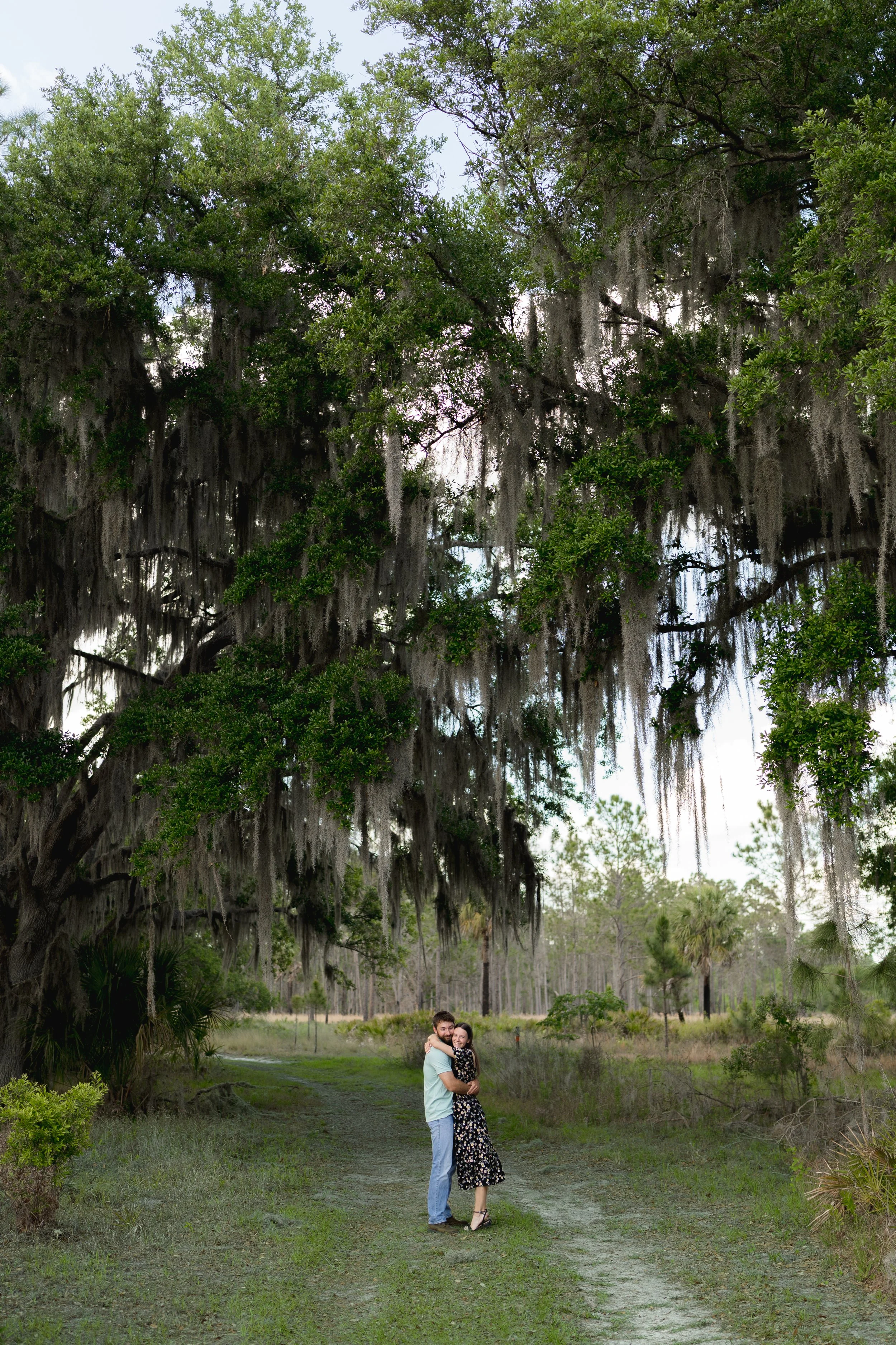 Engagement photos taken at Blackwater Creek Nature Preserve by Florida Documentary Photographer Catherine Skelly