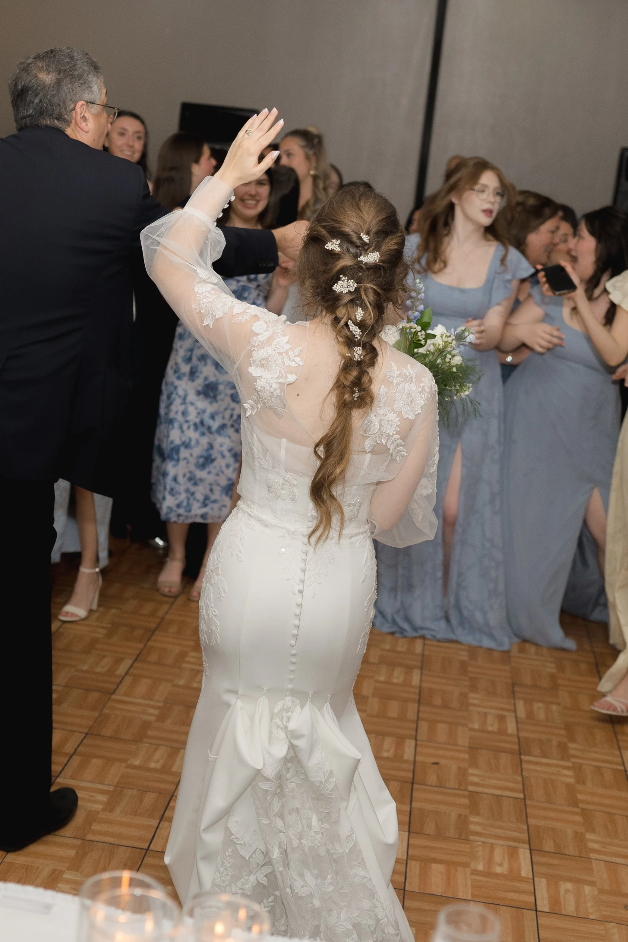 Candid Wedding Reception photos at Best Western Gateway Grand captured by Florida Documentary Photographer Catherine Skelly
