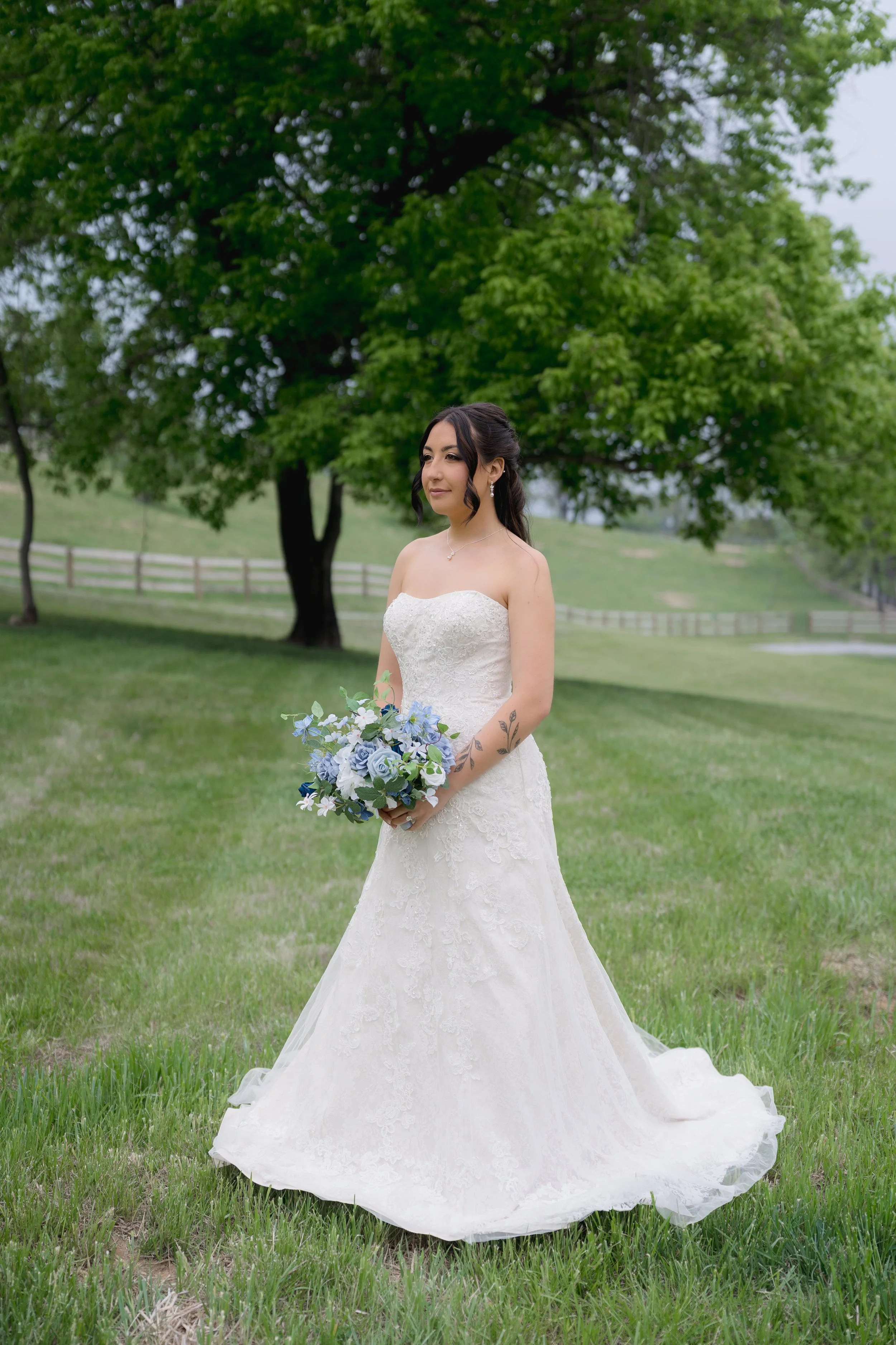 Bridal portraits captured for a Catholic Wedding in Purcellville, Virginia captured by Florida Documentary Photographer Catherine Skelly